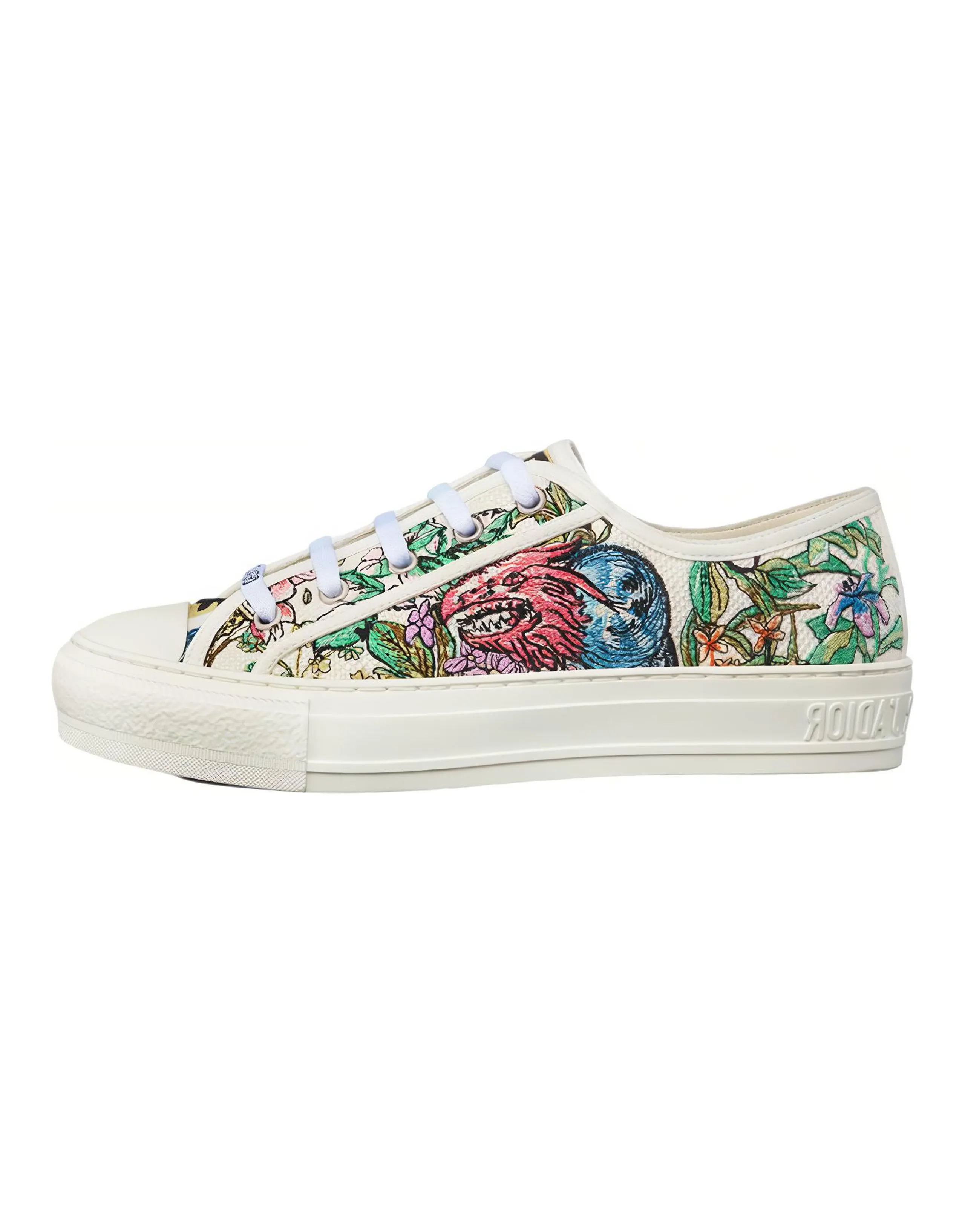 DIOR Walk'n'DIOR Canvas Shoes Women's Low-Top White