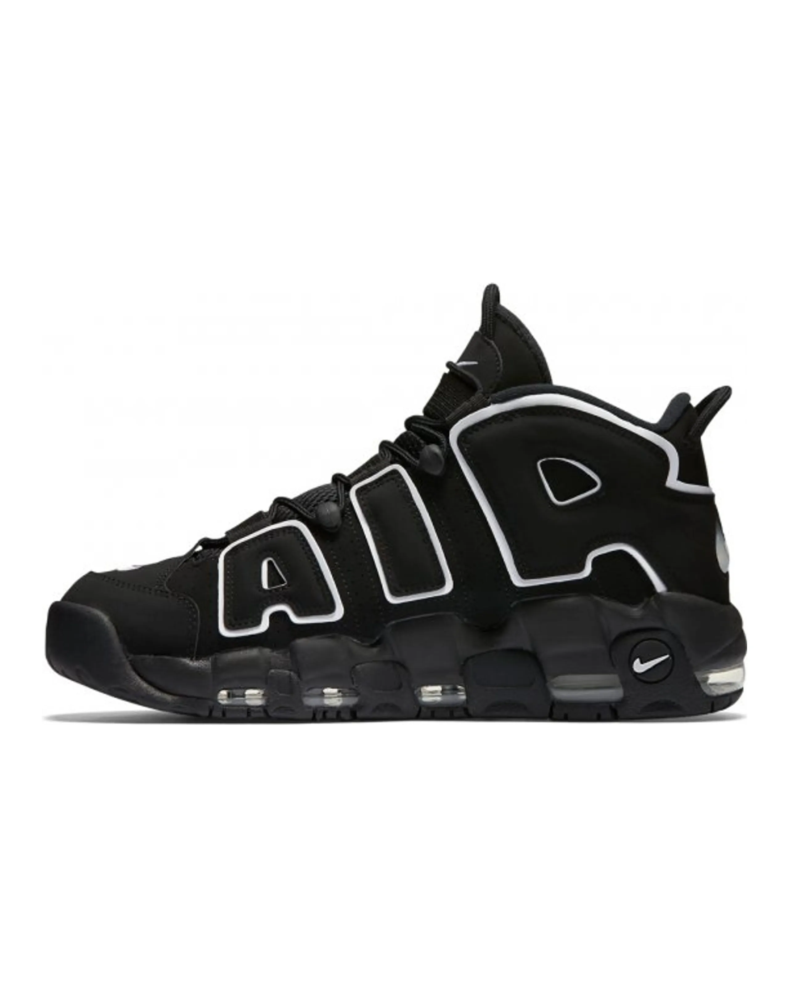 Nike Air More Uptempo Black White GS