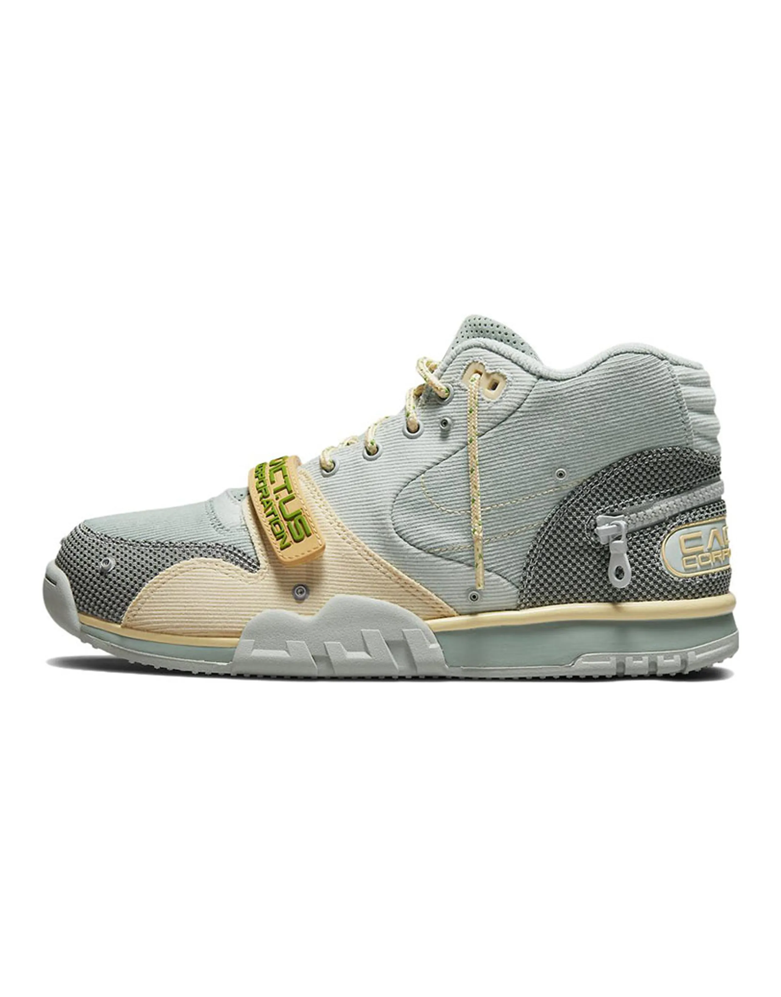 Nike X Travis Scott Air Trainer 1 Sp 'Grey Haze Olive Aura Canvas'