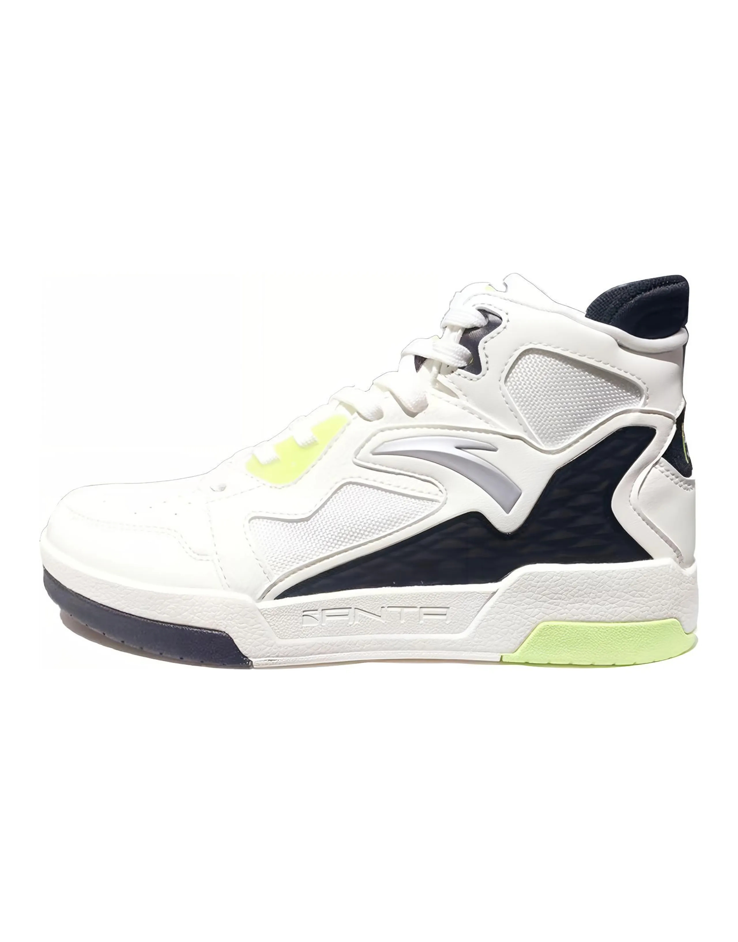 ANTA Bastard Casual Shoes Men High-Top White Black Green