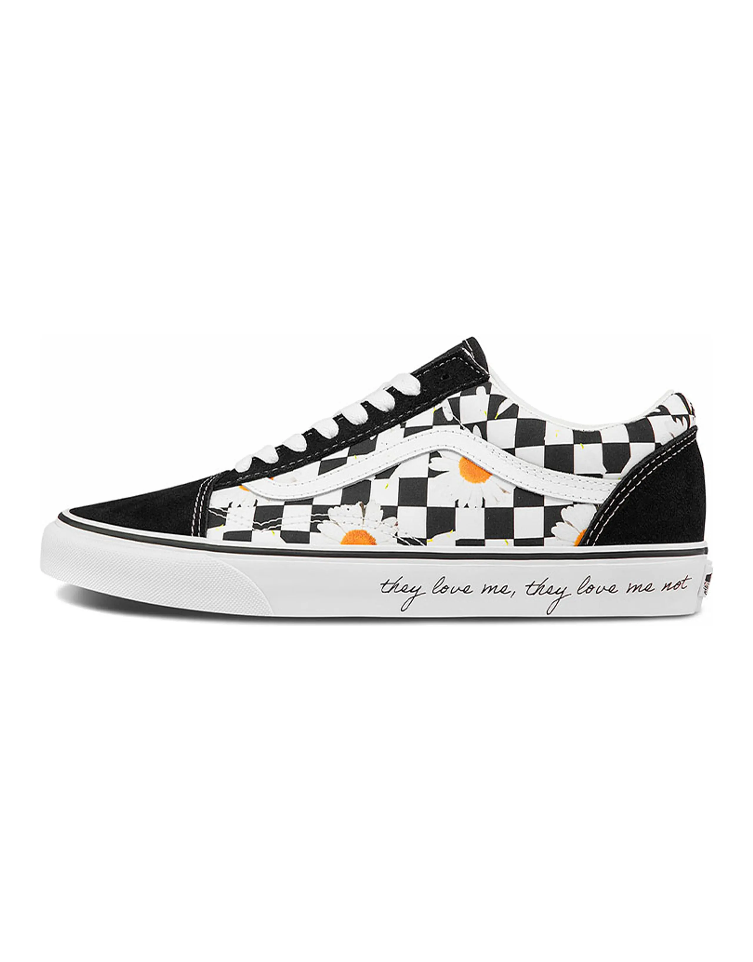 Vans Unisex Old Skool Low Top Sneakers Black/White