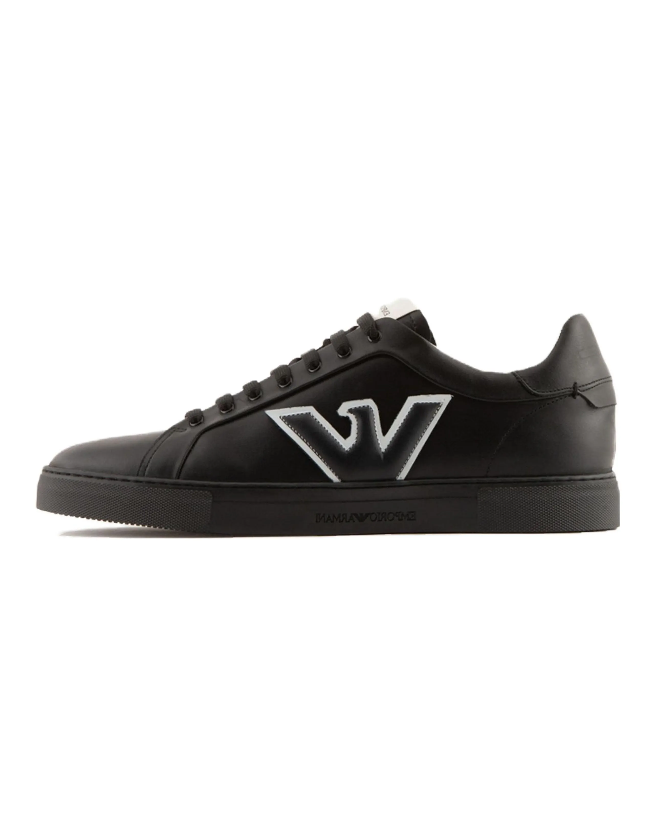 EMPORIO ARMANI Logo-embossed Lace-up Sneakers