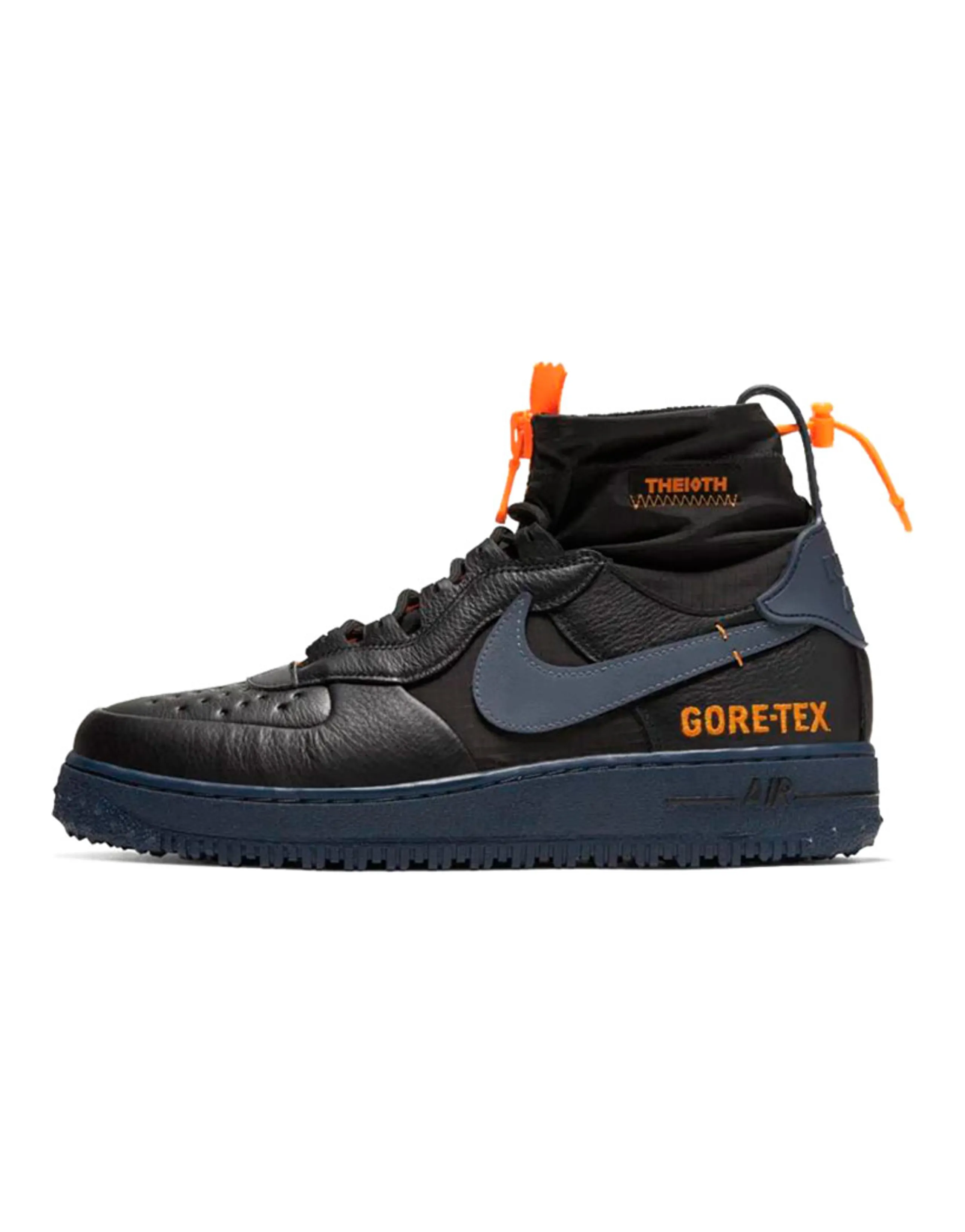 Nike Air Force 1 Winter Gore Tex Black Bright Ceramic Thunder Blue