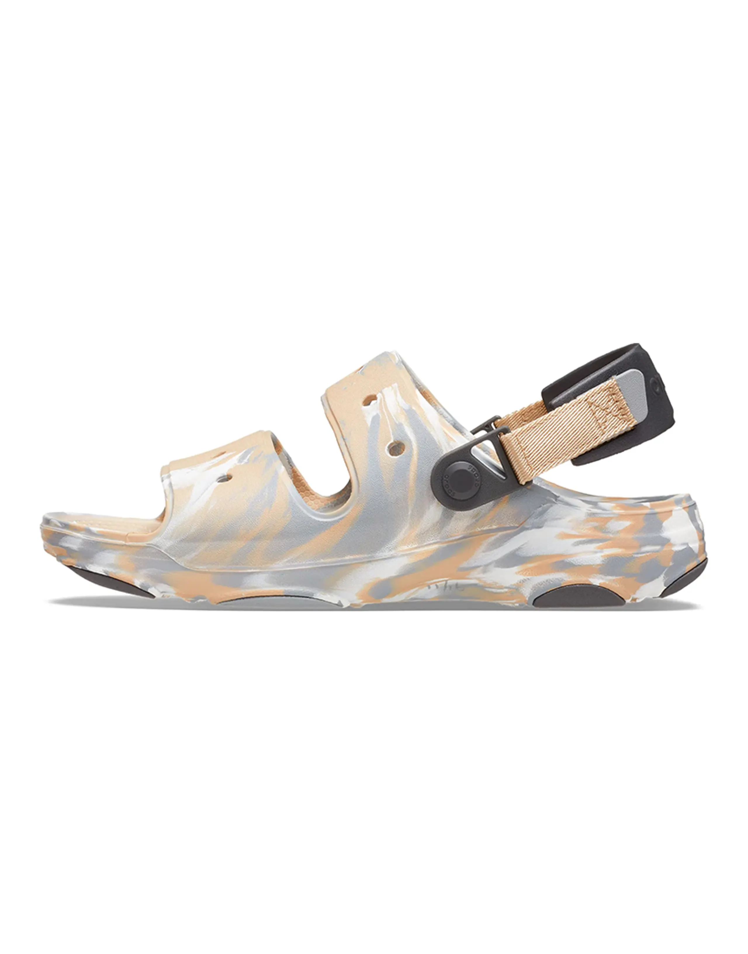 Crocs Classic Clog Perforated Beach Sandals Unisex Brown/Blue