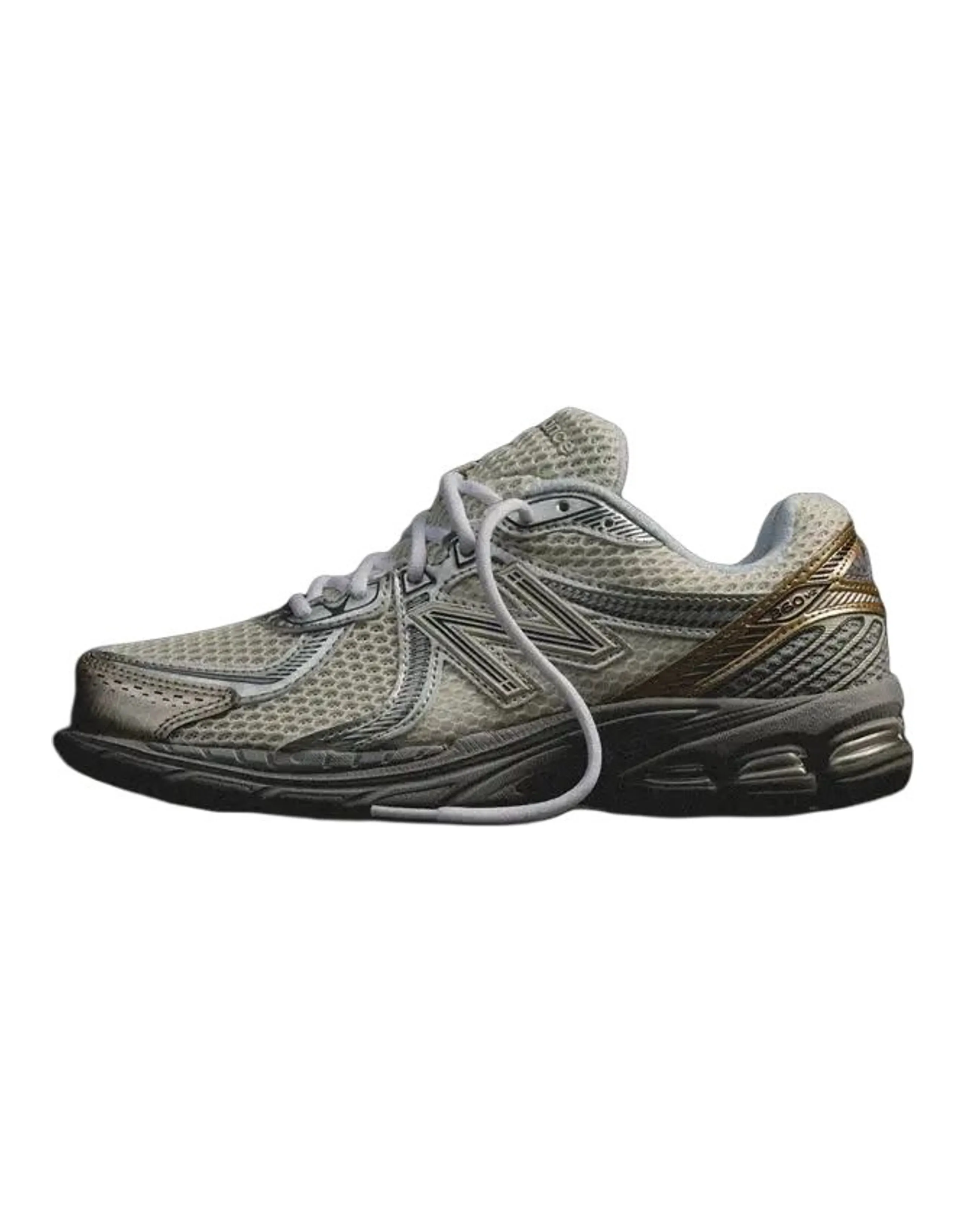 New Balance 860v2 Sea Salt Gold Metallic