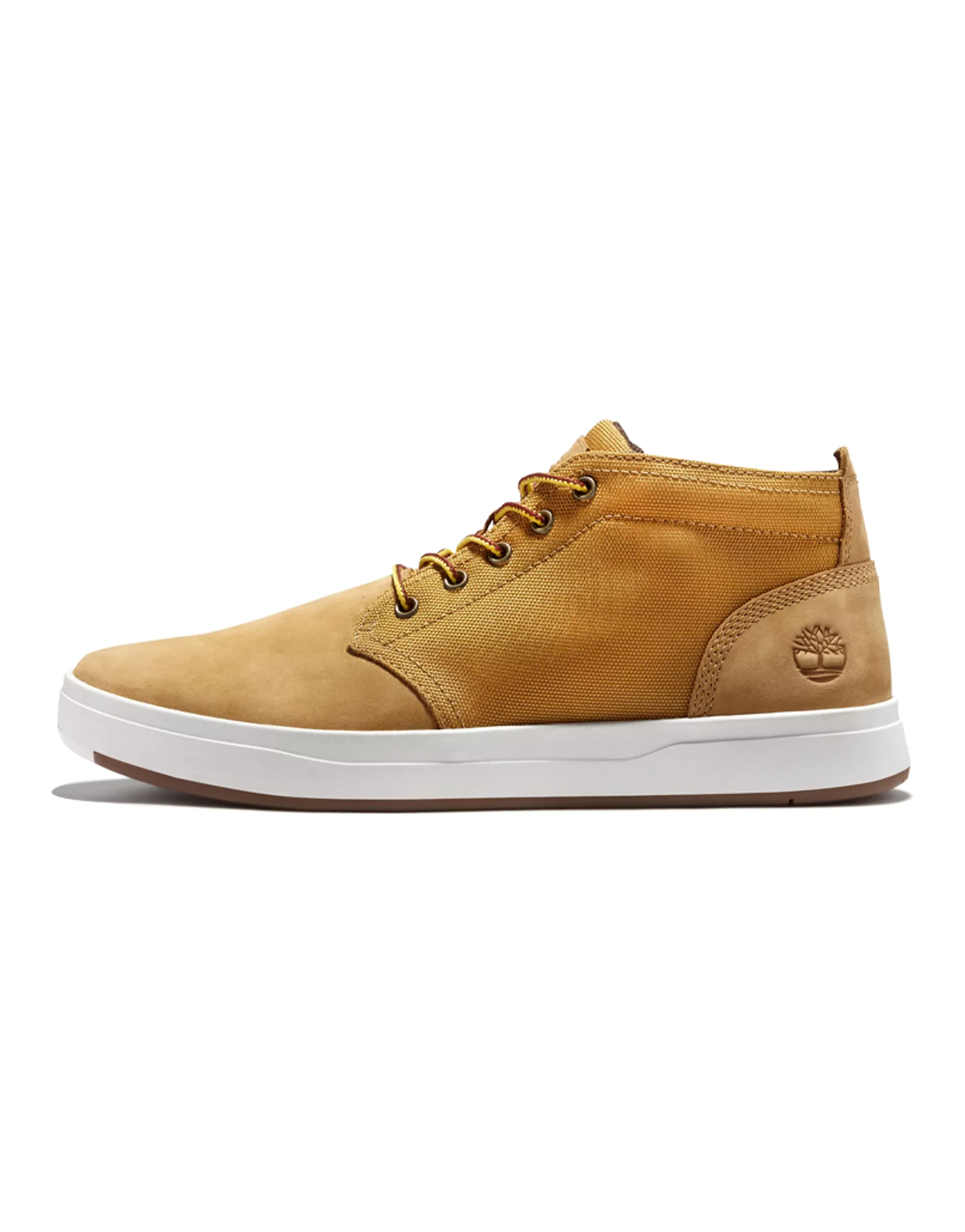 Timberland Davis Square Chukka Leather And Fabric Boots 'Wheat'