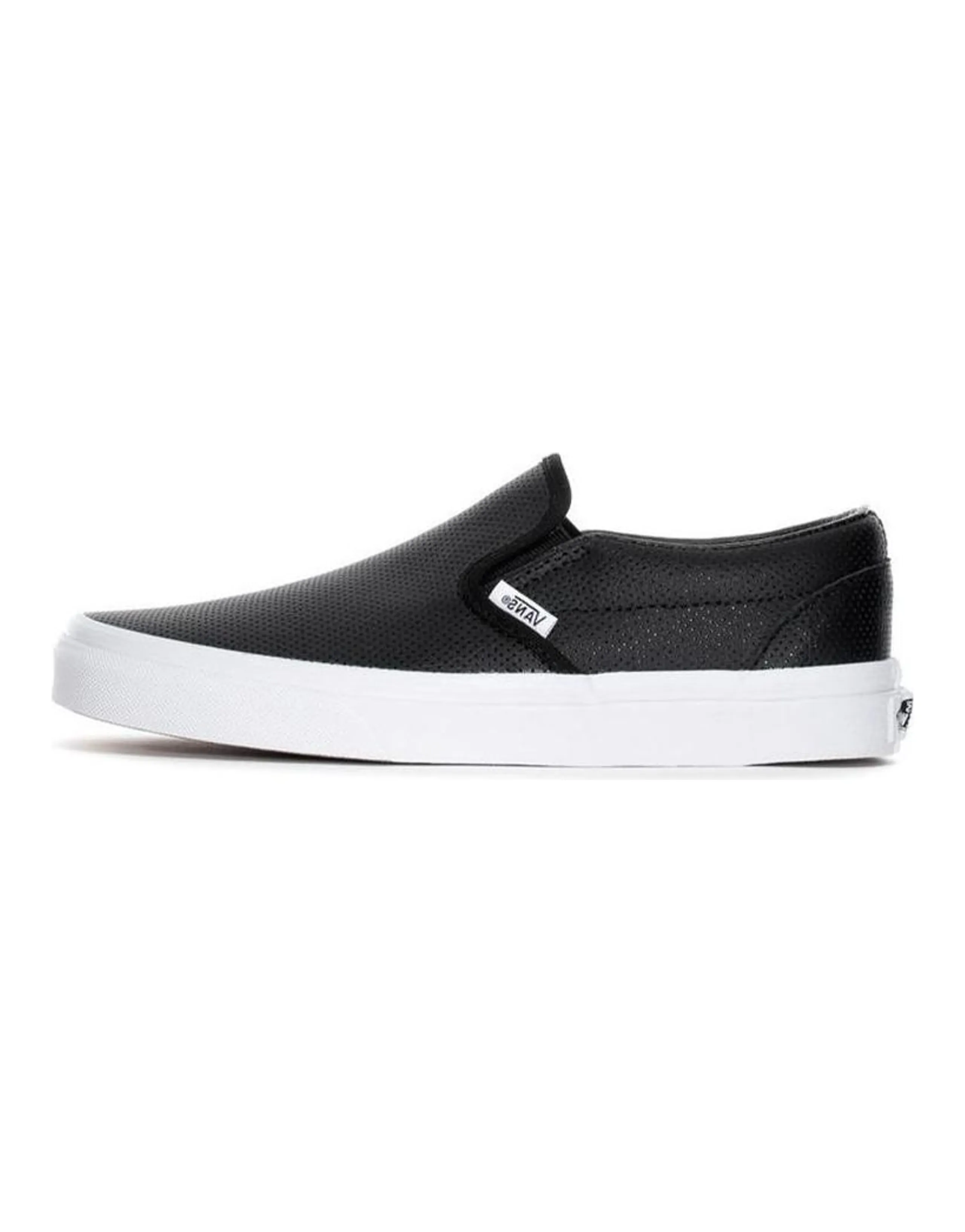 Vans Slip On Perforated Leather 'Black'