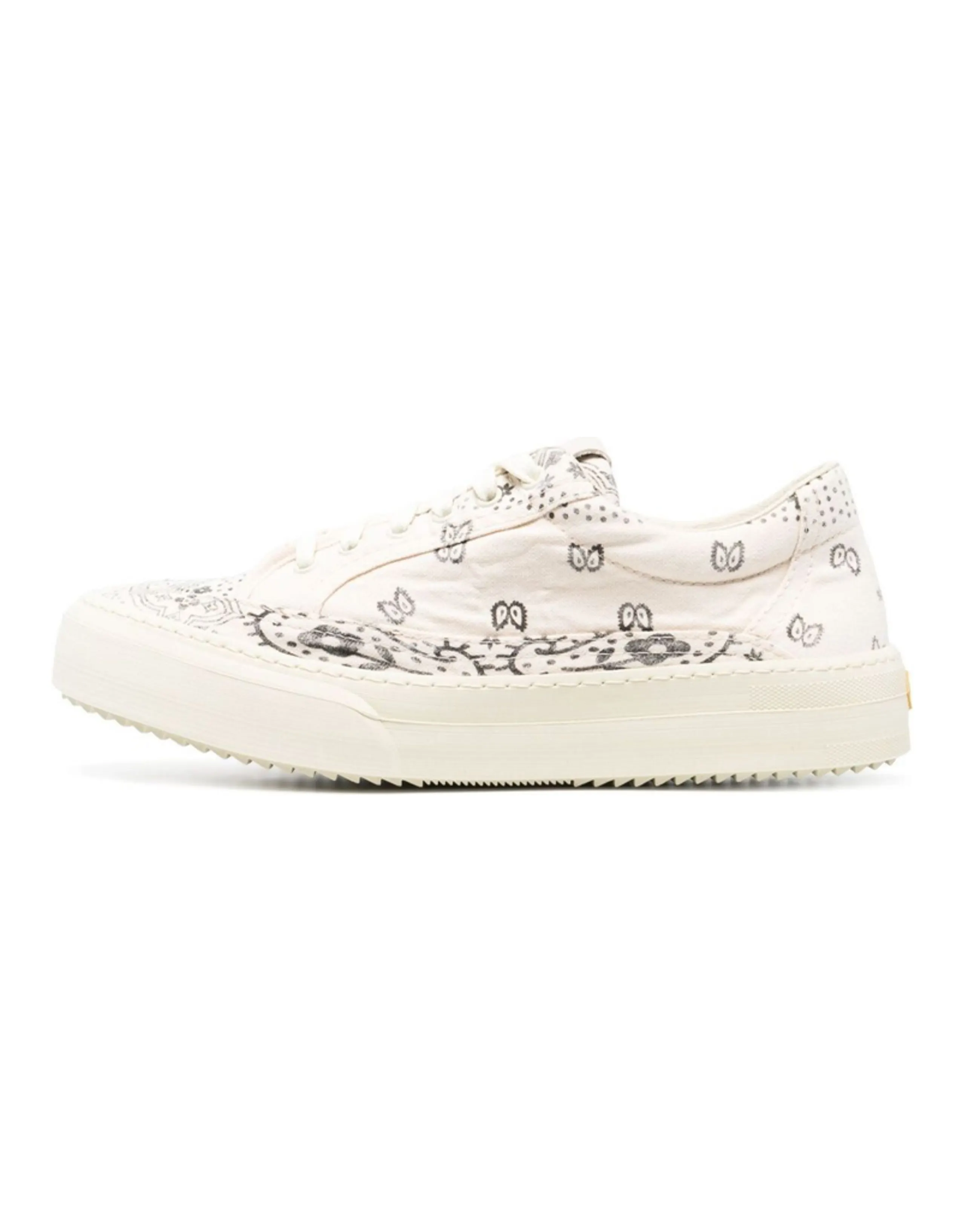 RHUDE Print Low-Top Fashion Sneakers Men's White