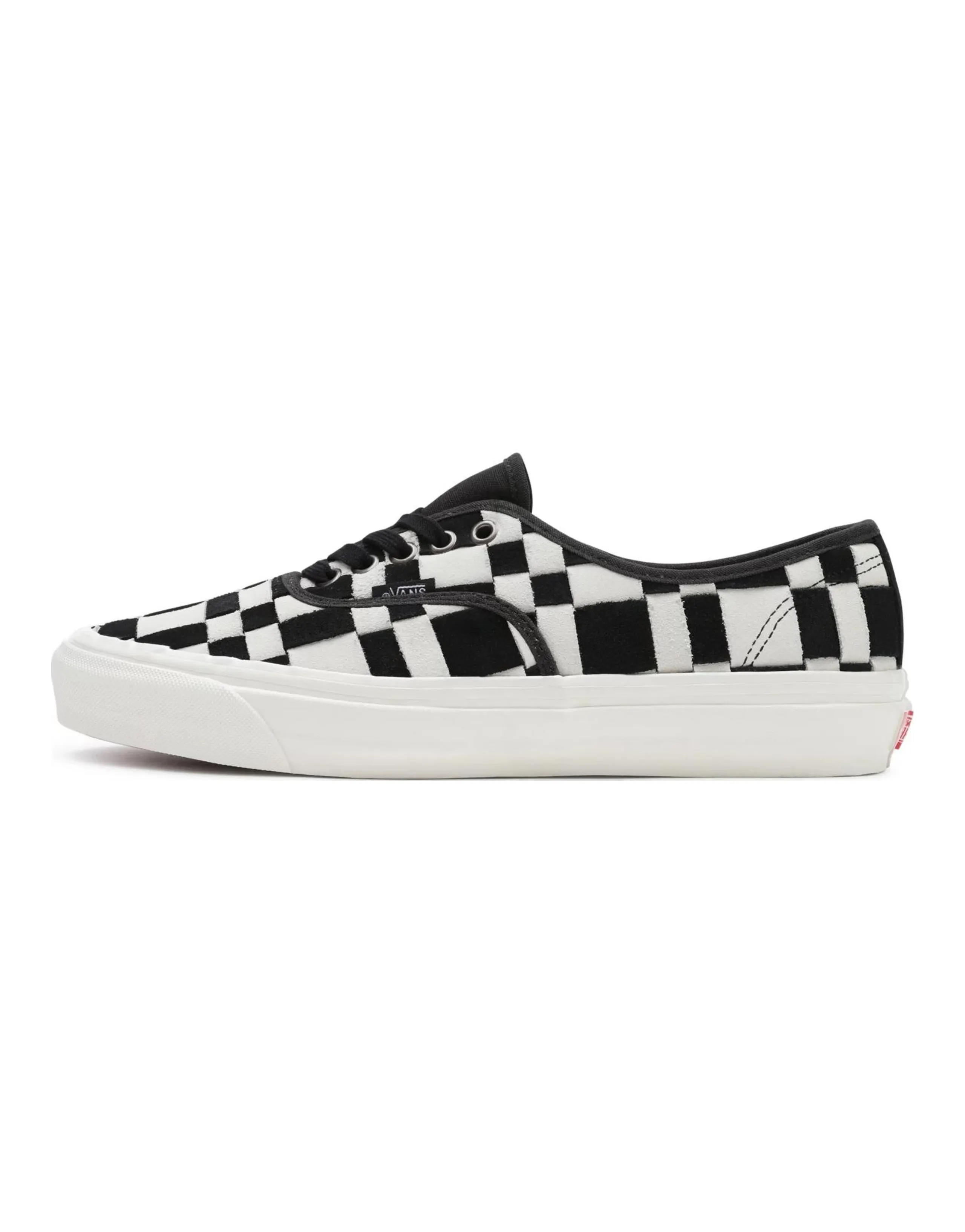 Authentic Vans 44 Dx 'Woven Check Black White'