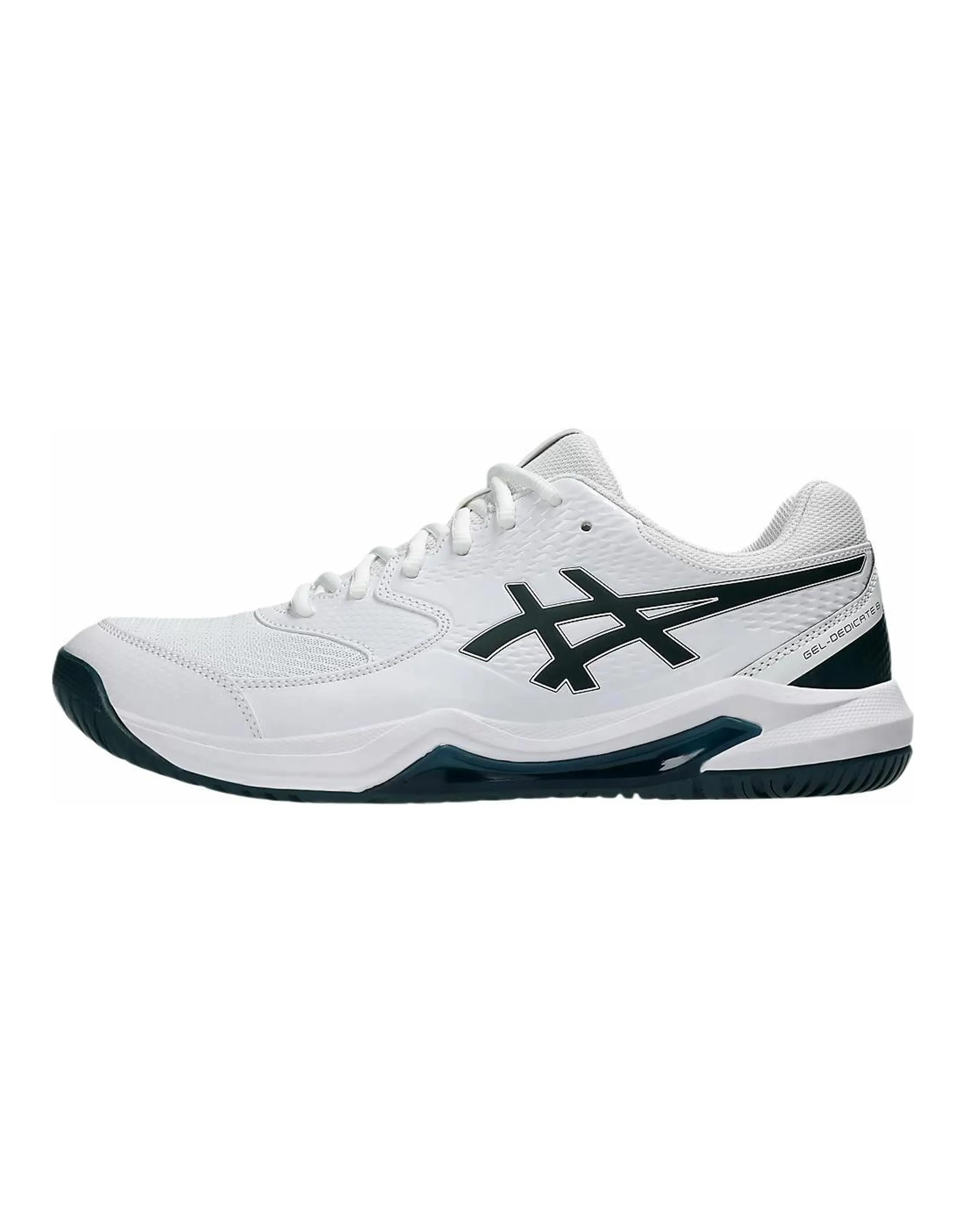 Asics Gel Dedicate 8 Wear resistant And Lightweight Low Top Tennis Shoes Men's White