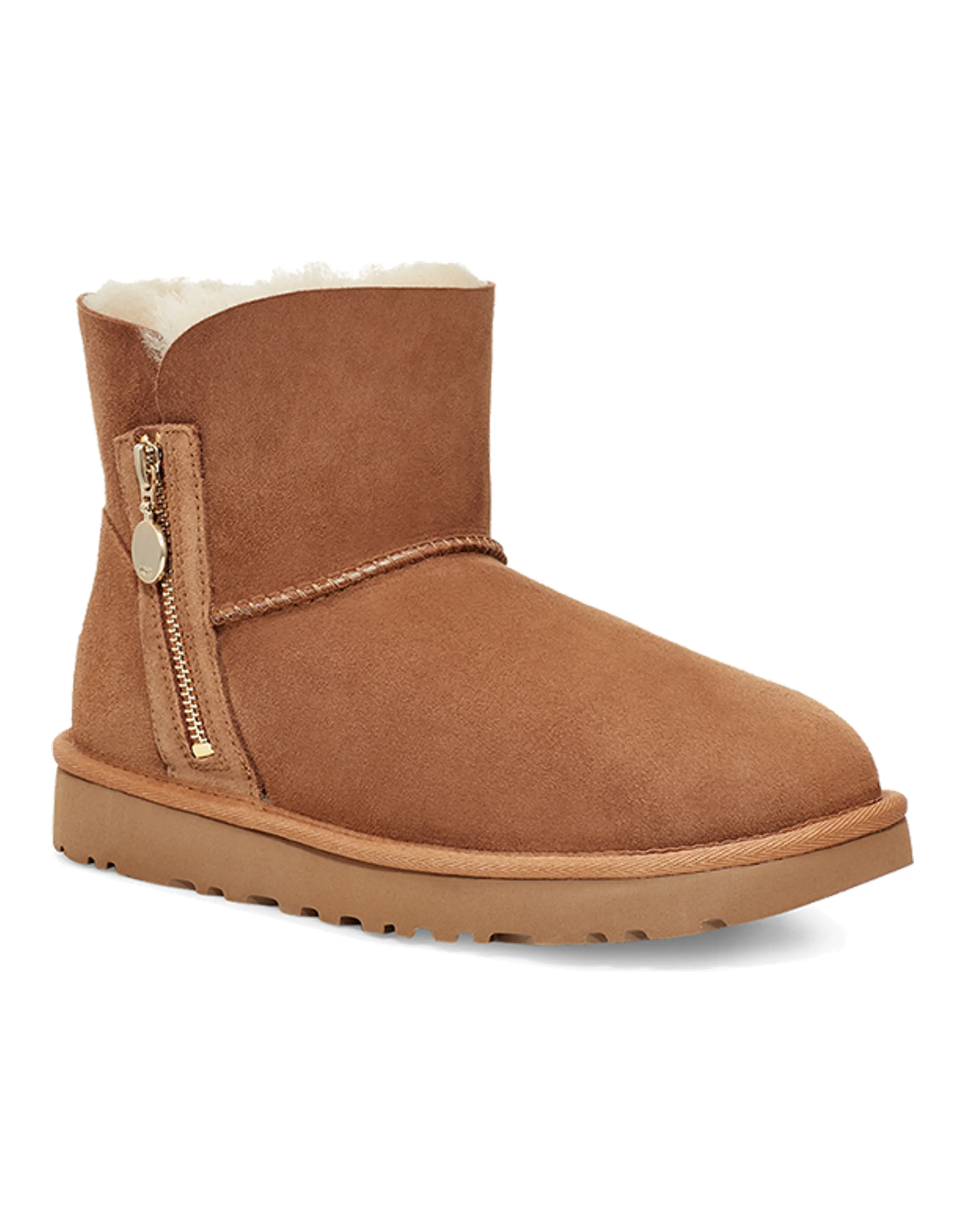 UGG Bailey Zip Mini Boot Chestnut Women's