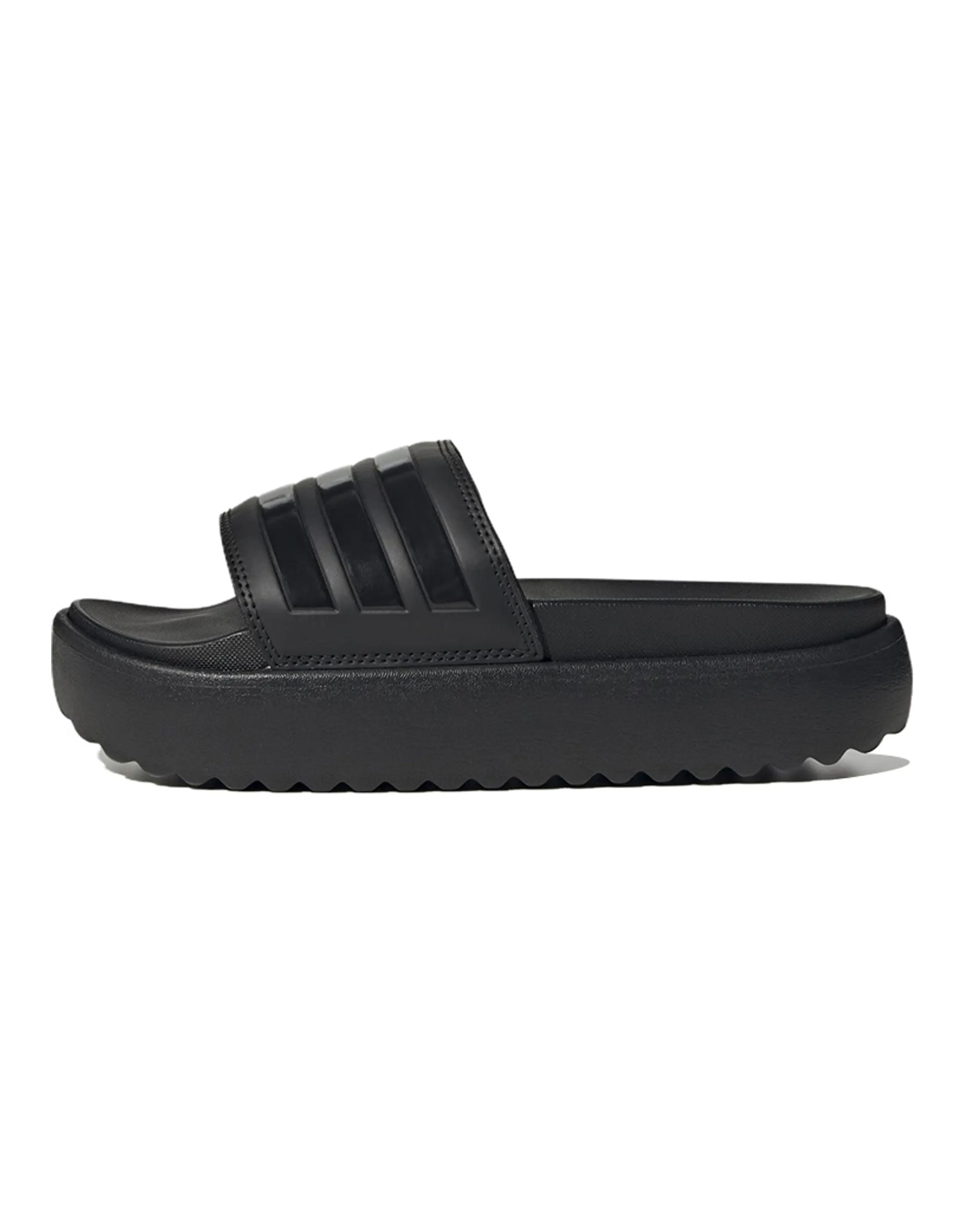 Adidas Adilette Platform Slides Core Black Women's