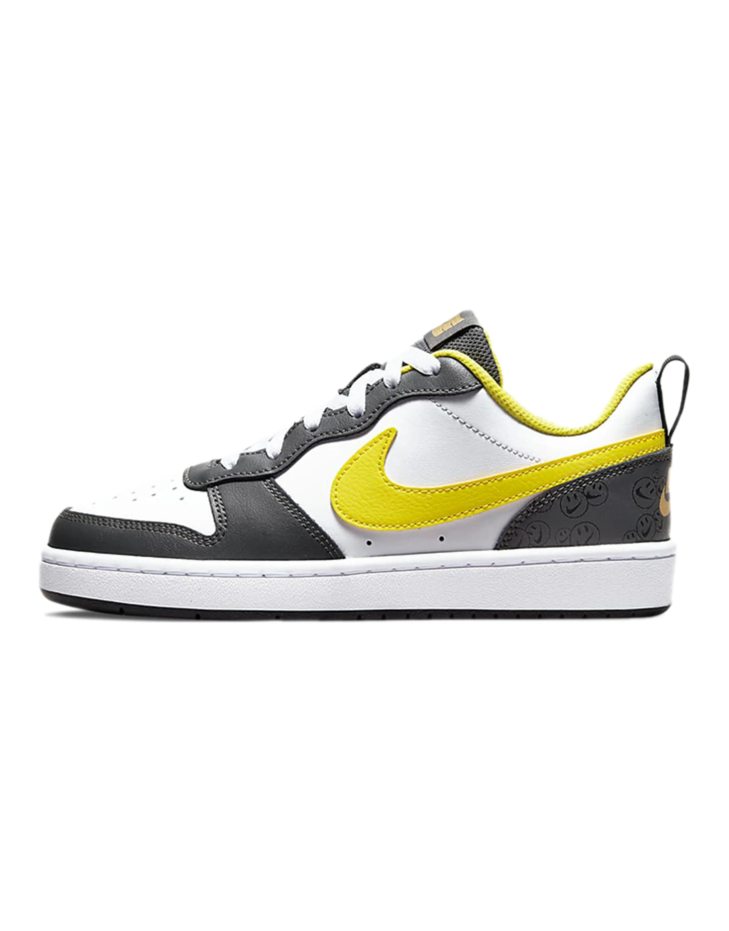 Nike Court Borough Low 2 SE 'White Yellow Strike GS