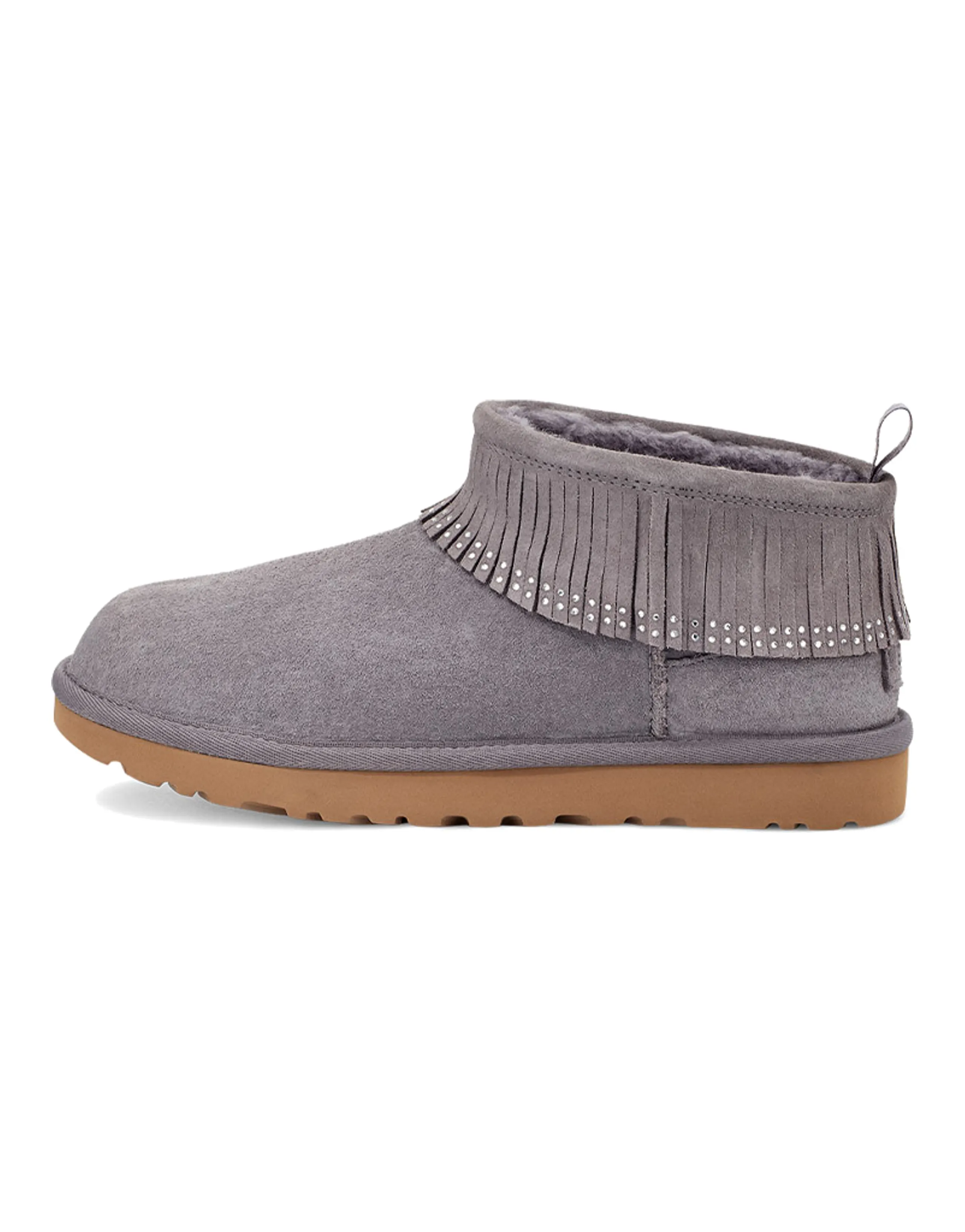 UGG Ultra Mini Fringe Bling 'Purple Grey' Women's