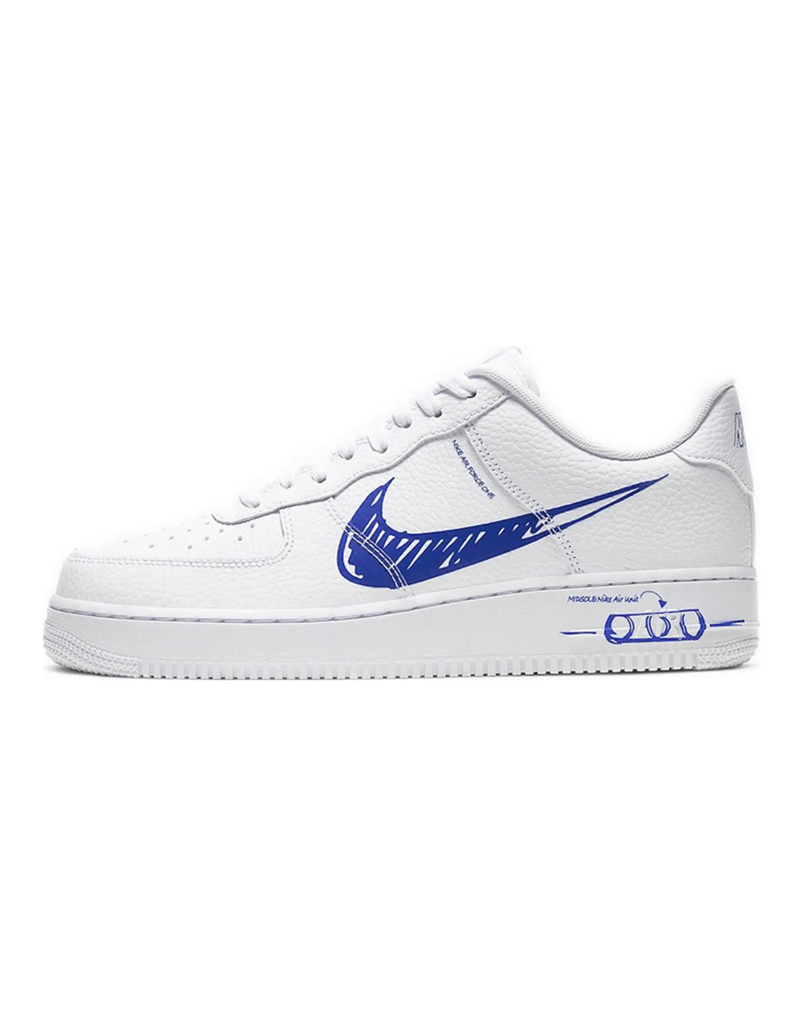 Nike Air Force 1 Low Sketch White Royal