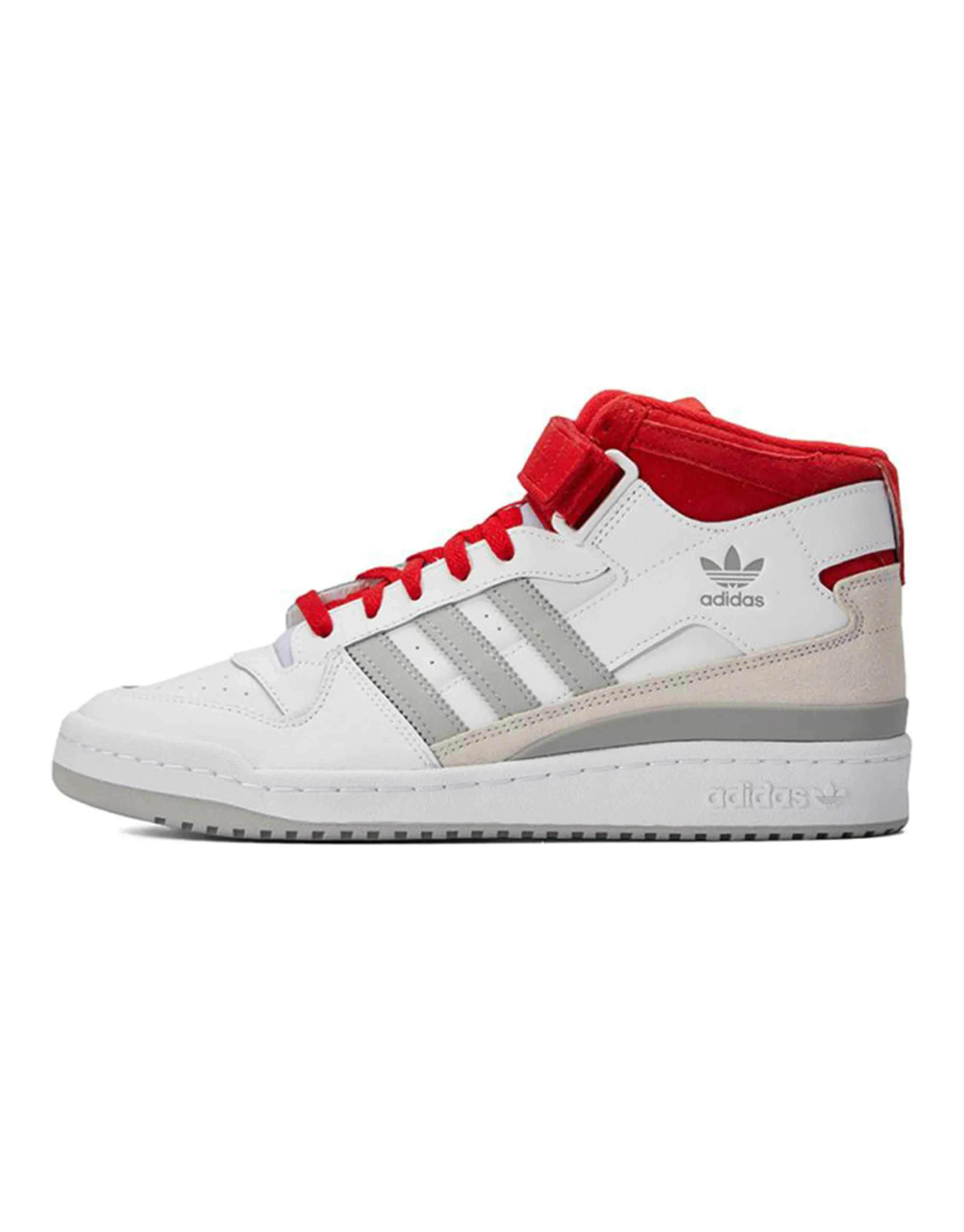 Adidas Originals Forum Mid White Red Grey