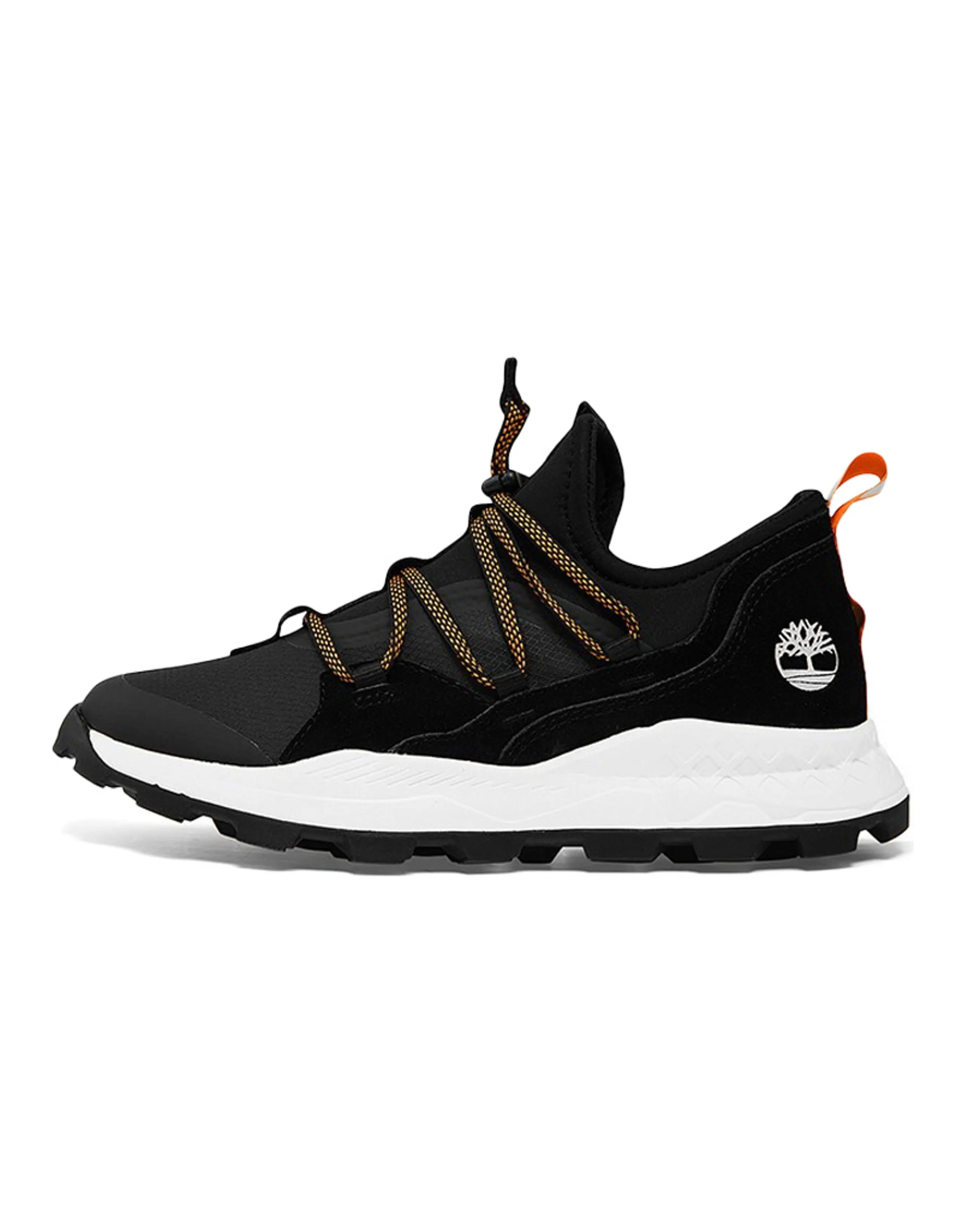 Timberland Brooklyn Simple Comfortable Leather Fabric Cushioned Slip-Resistant Low-Top Running Shoes Men's Black
