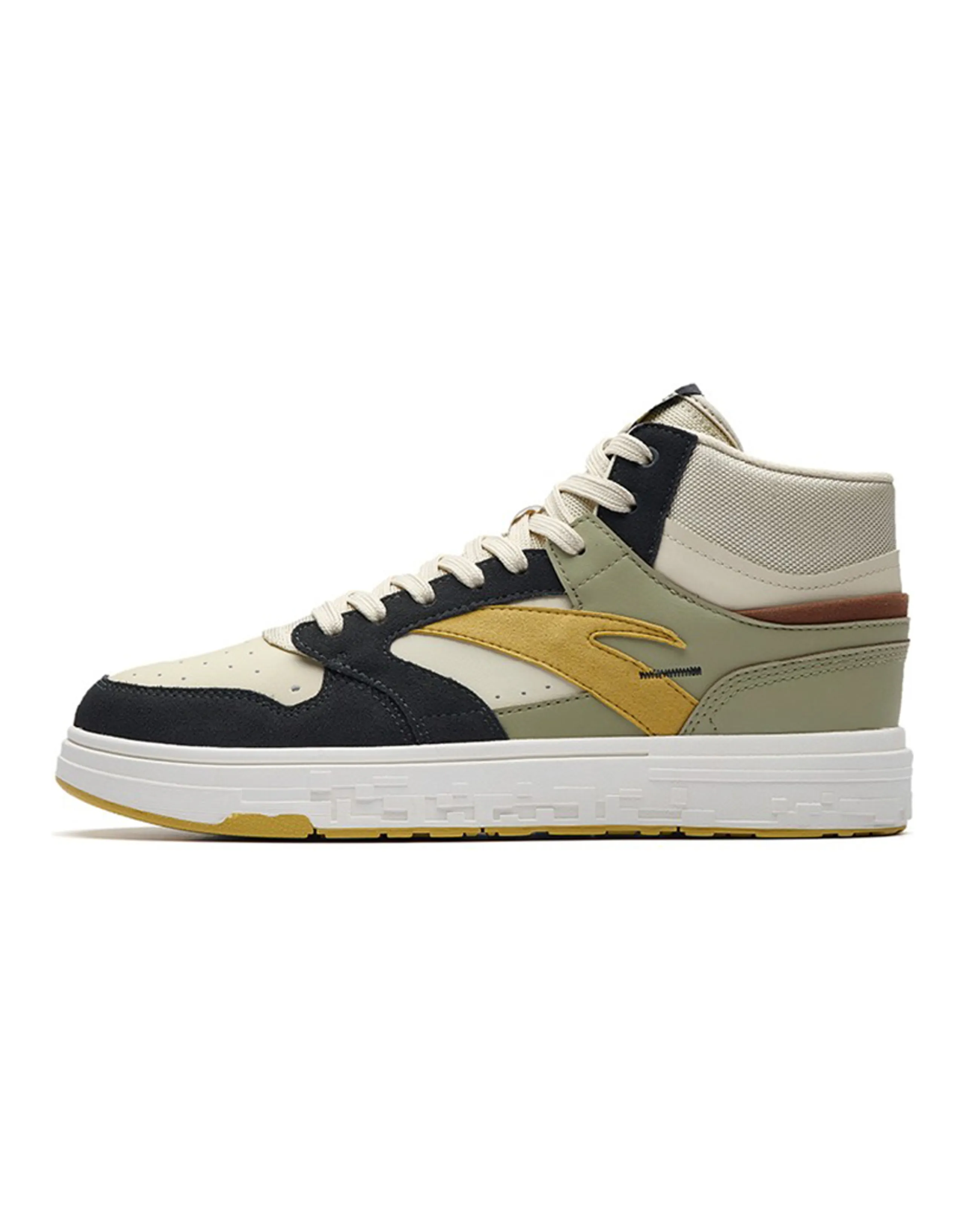 ANTA Street Clamber High 'Black Yellow Grey'
