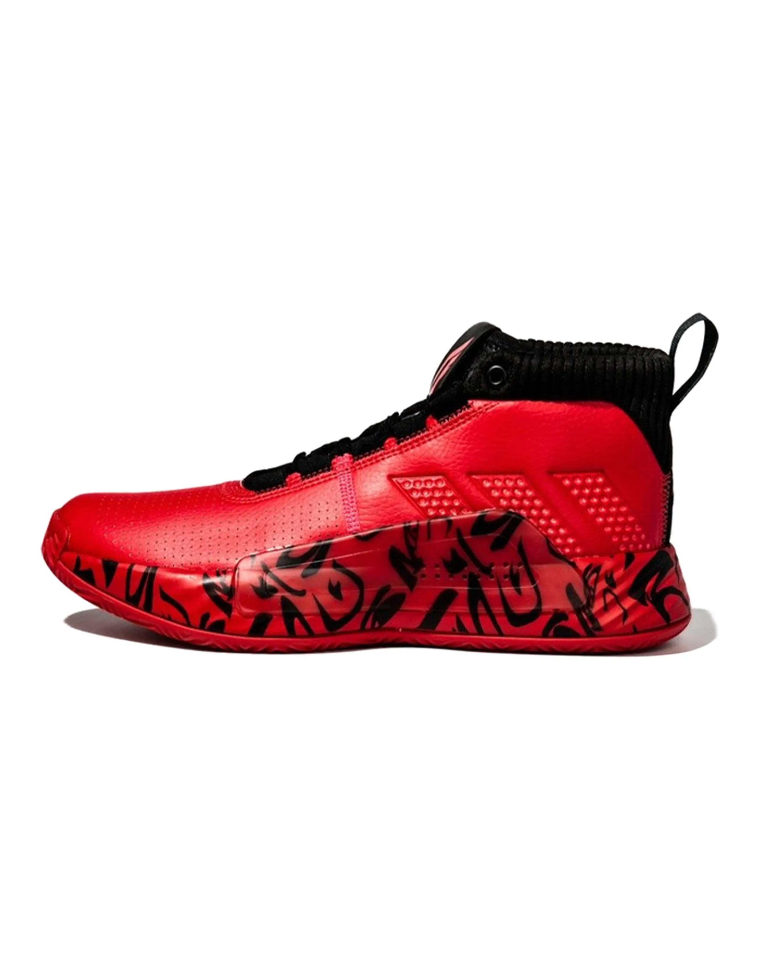 Adidas Dame 5 Mid Tops Large Red