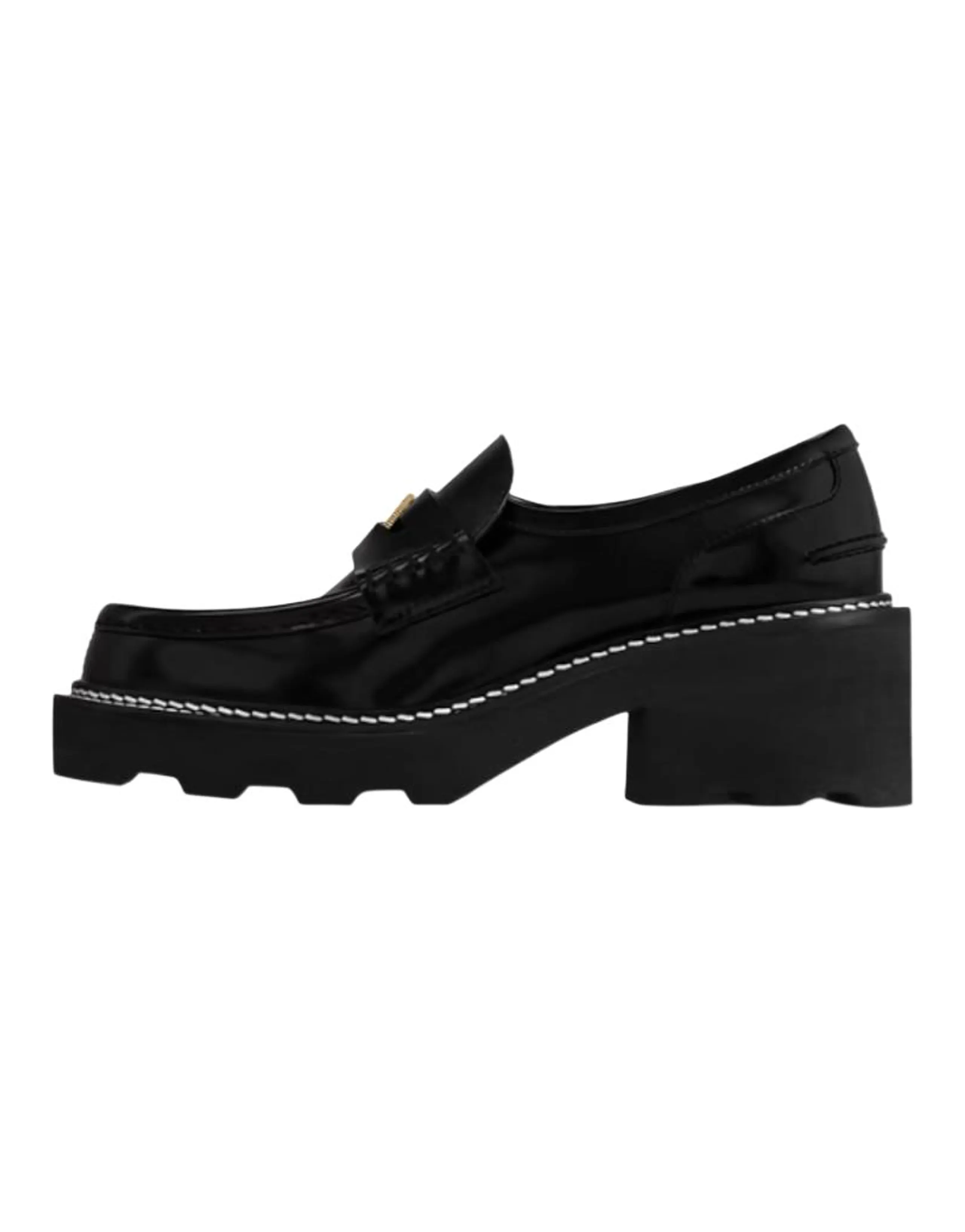 LOUIS VUITTON Loafers Women's Black