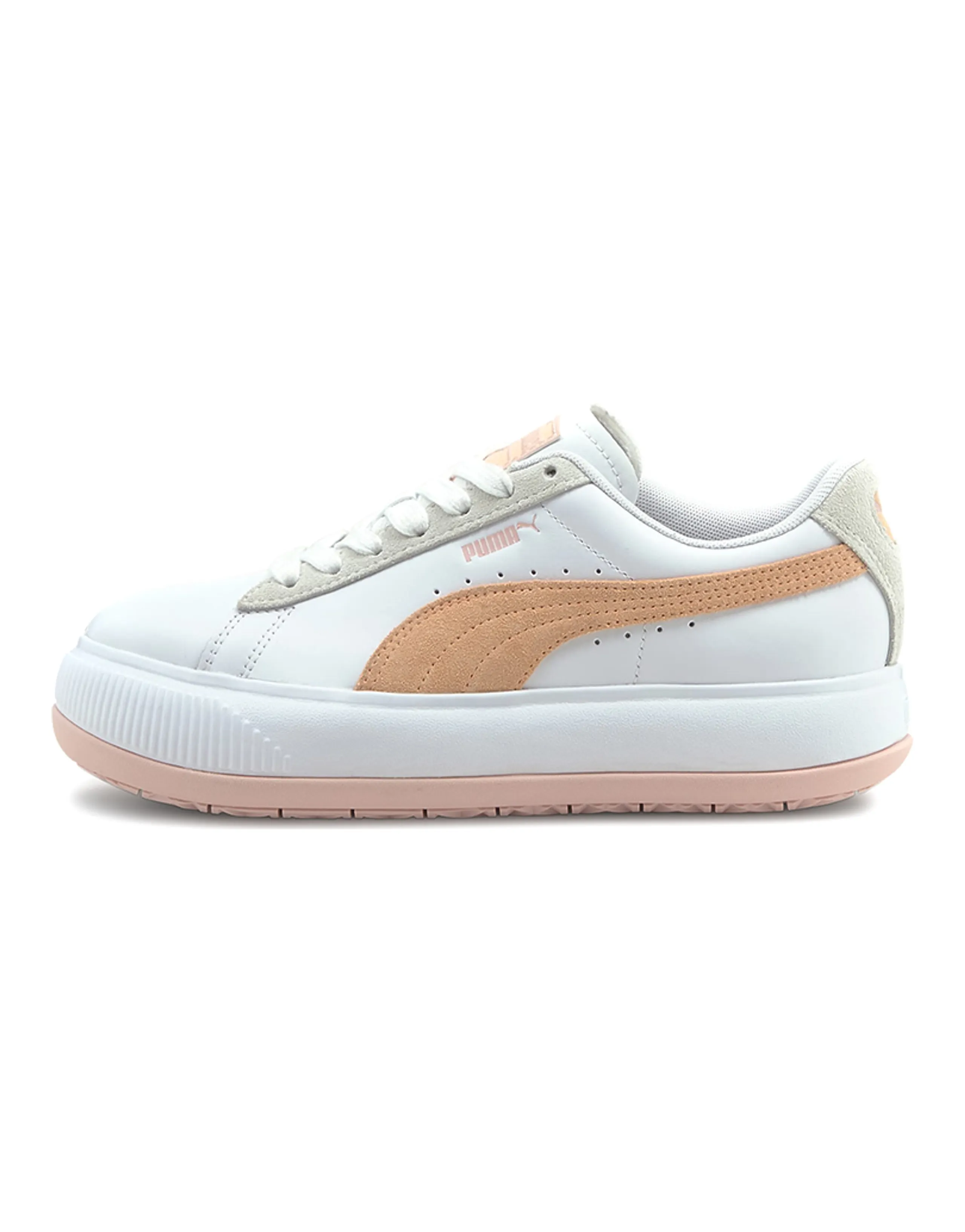 PUMA Suede Mayu White Orange Women's