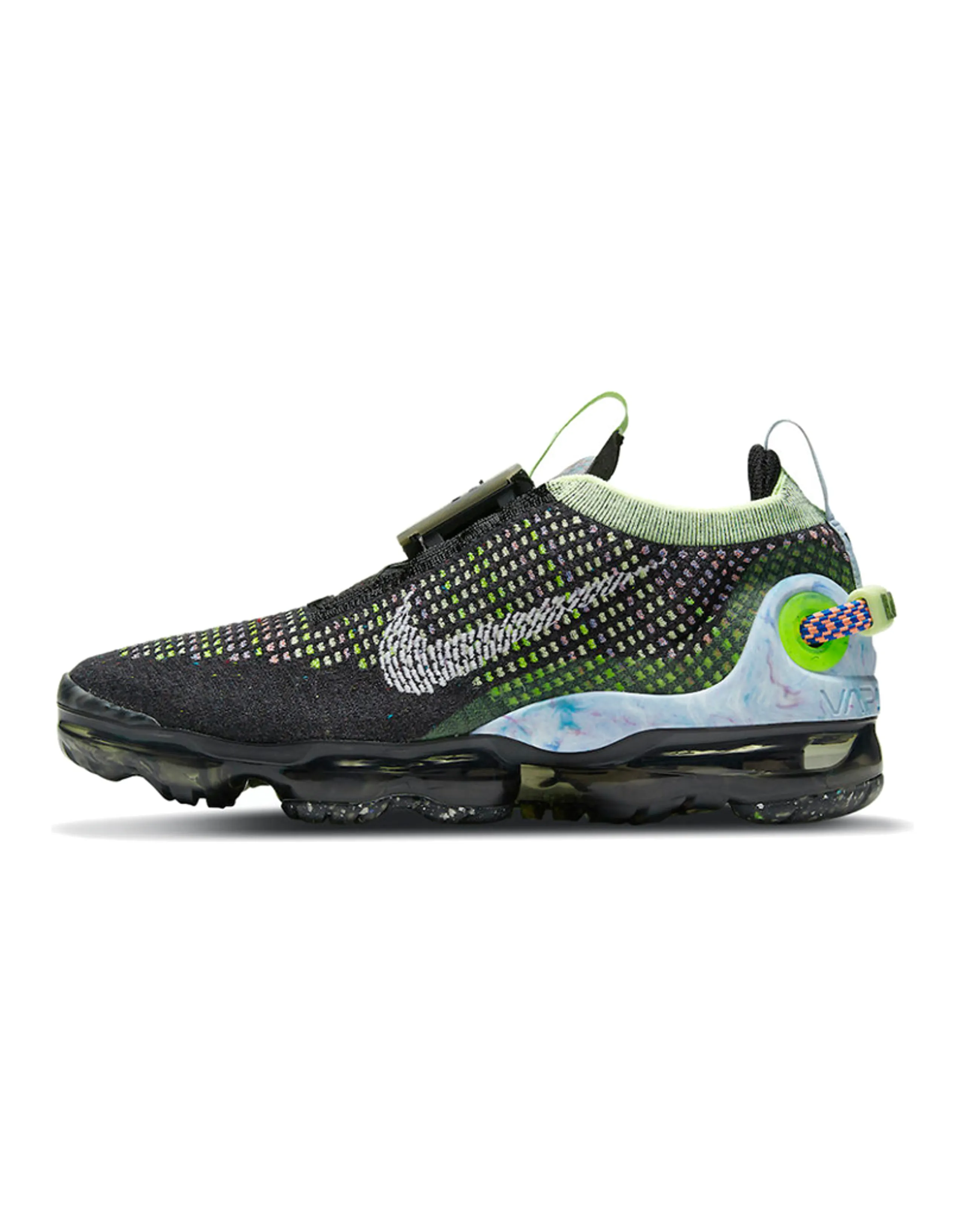 Nike Air VaporMax 2020 Flyknit Black Barely Volt Women's