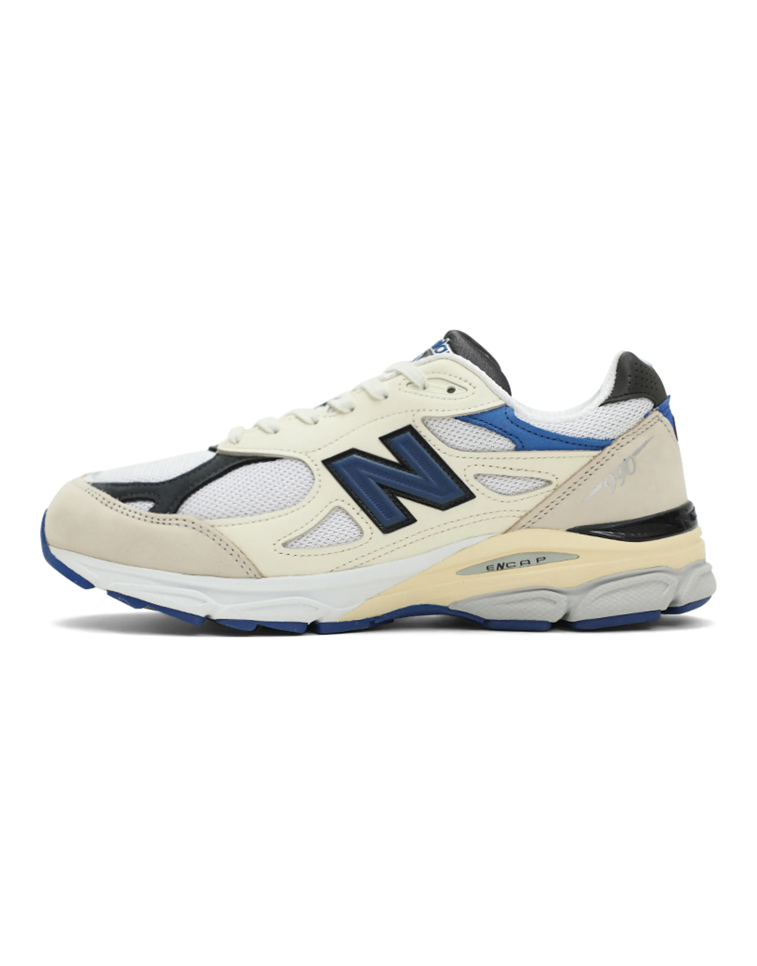 New Balance 990v3 MiUSA White Blue