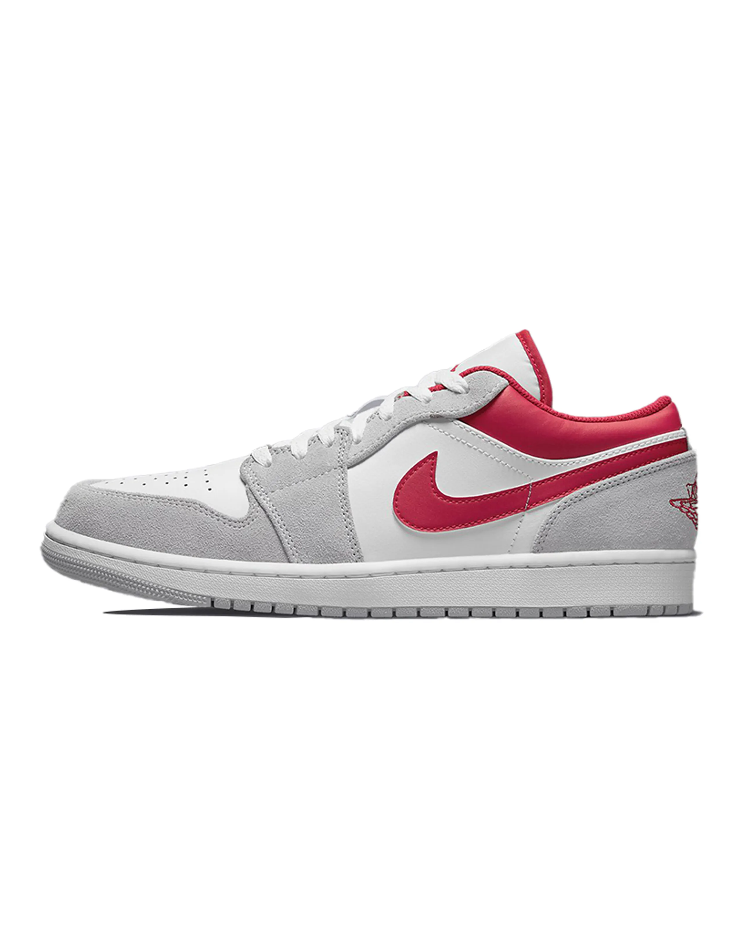JORDAN 1 Low Se Light Smoke Grey Gym Red