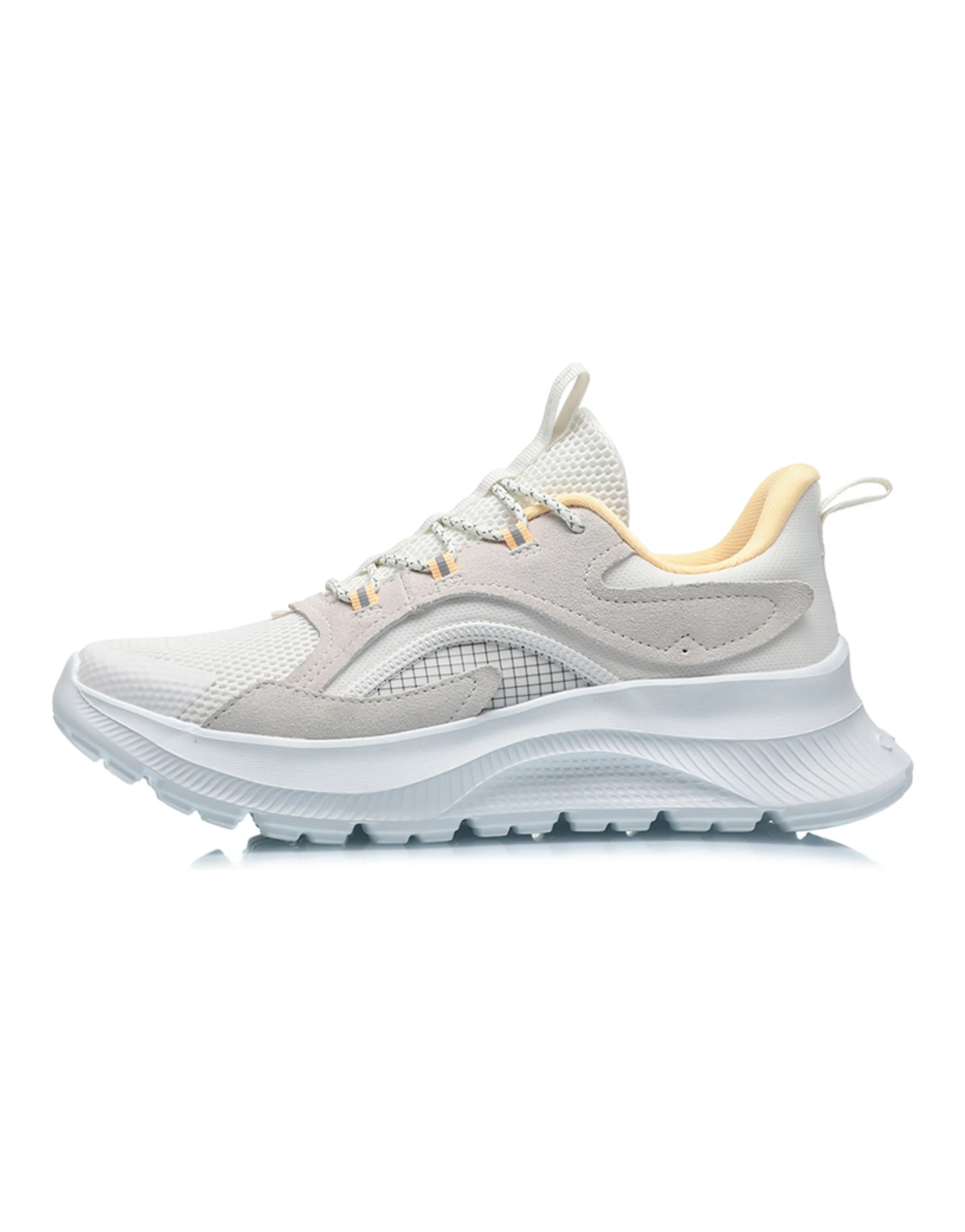 LINING CF Tracing Casual Shoes Women's Low-Top Pearl White