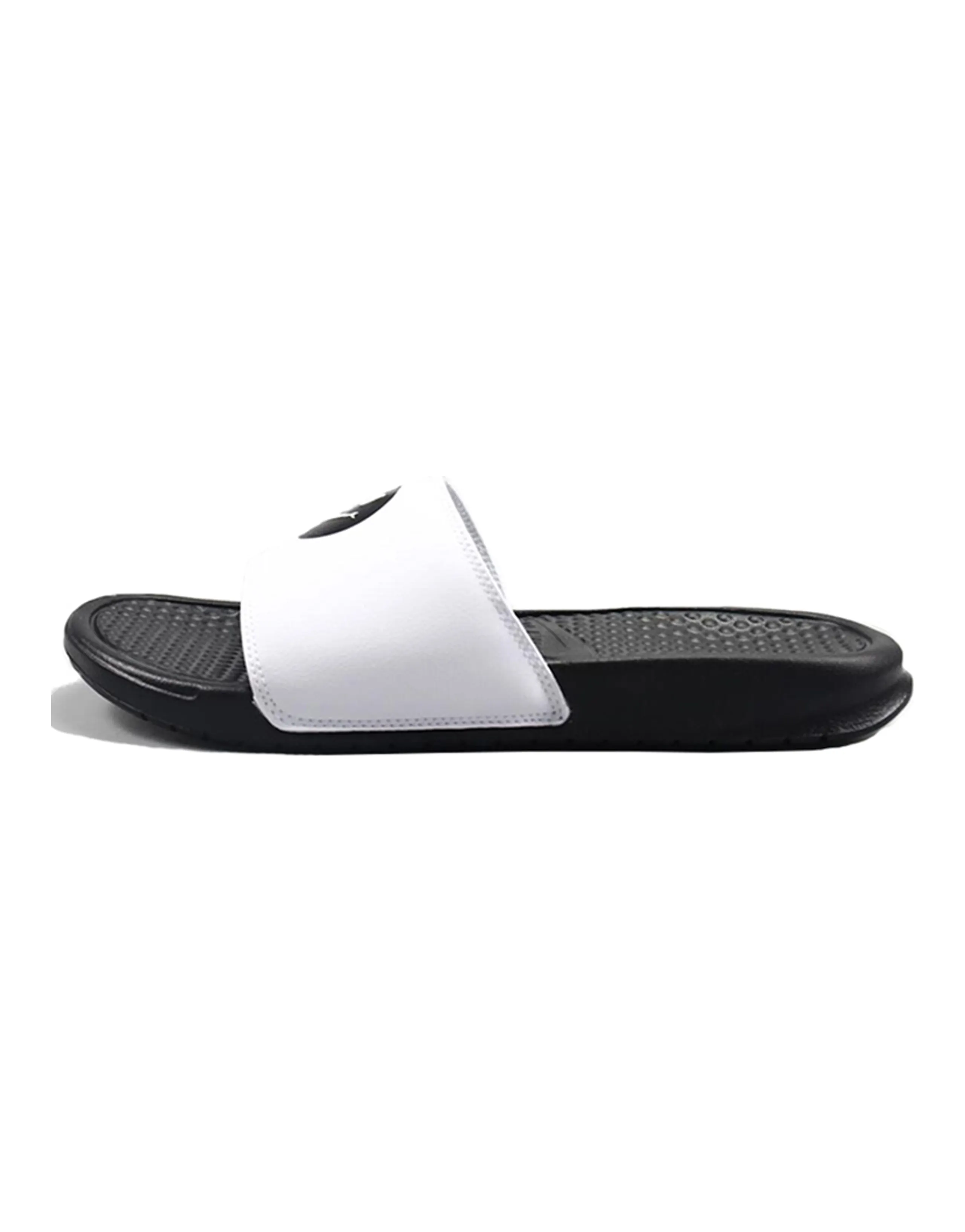 Nike Jdi Black White Smiling Face Slippers 'Black White'