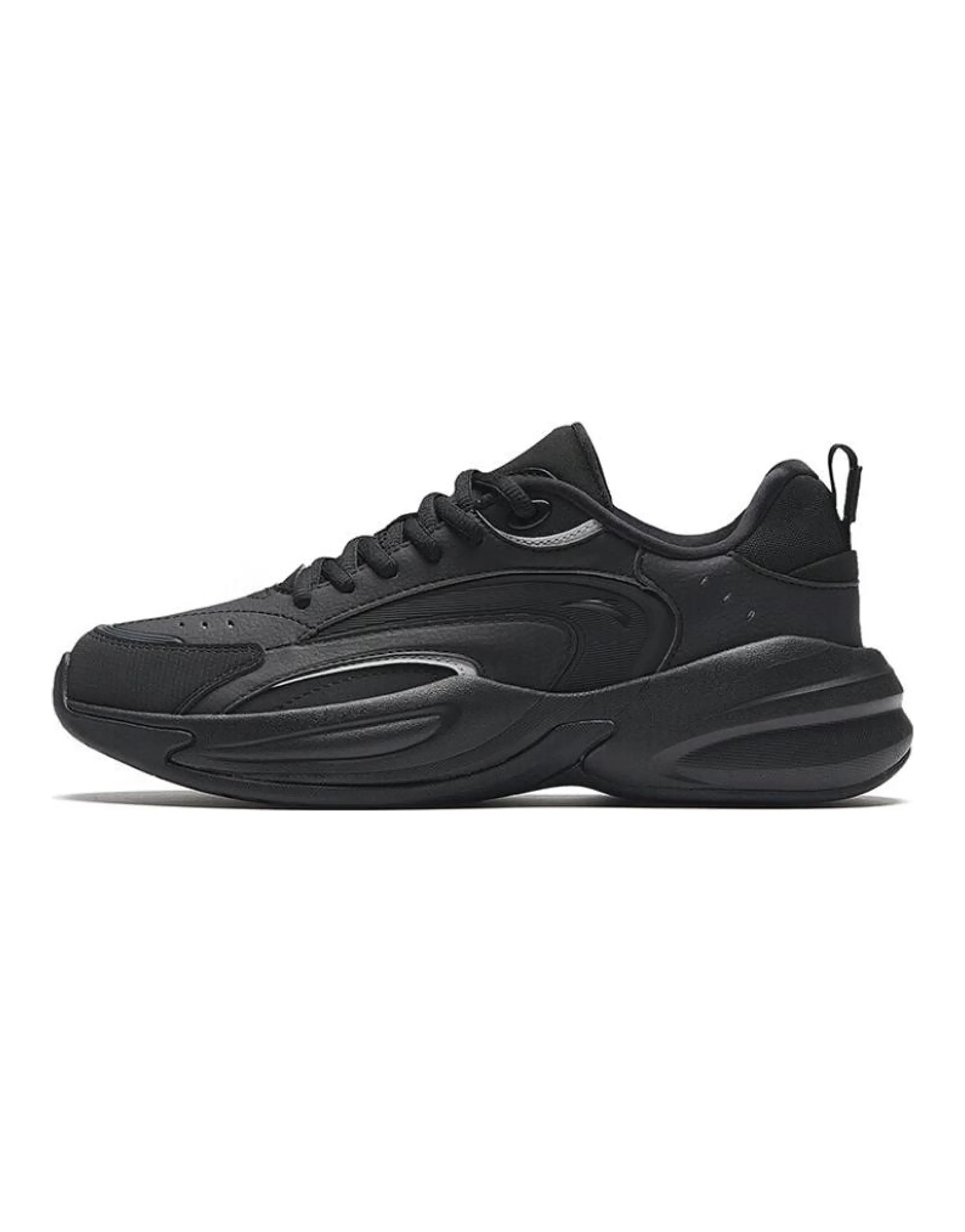 Anta ACE Wear-Resistant Low-Top Chunky Sneakers Women's Black