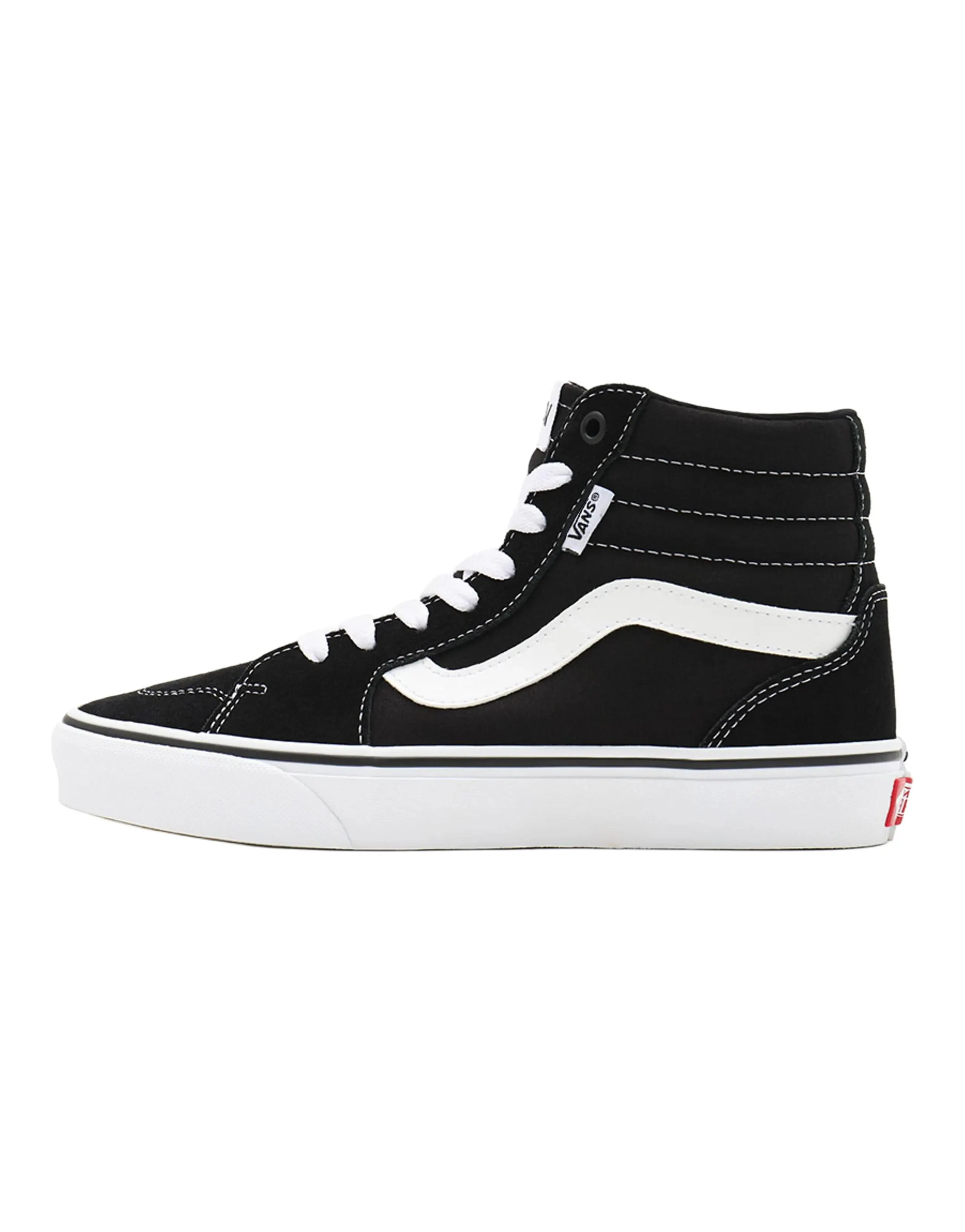 Vans Filmore Hi Comfortable Soft Thin Sole High-Top Skate Shoes Men's Black