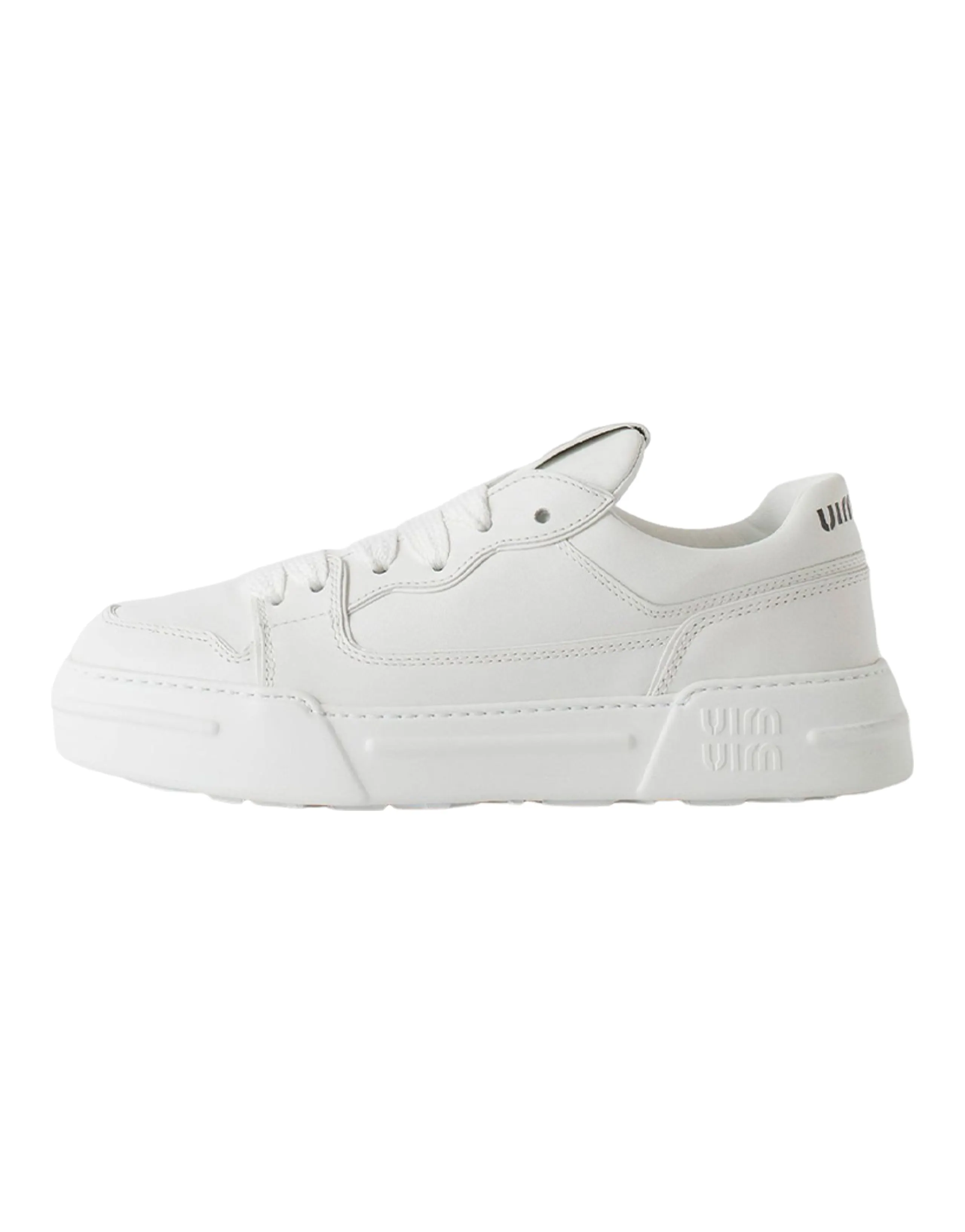 MIU MIU Low Top Stylish Skateboarding Shoes Women's White
