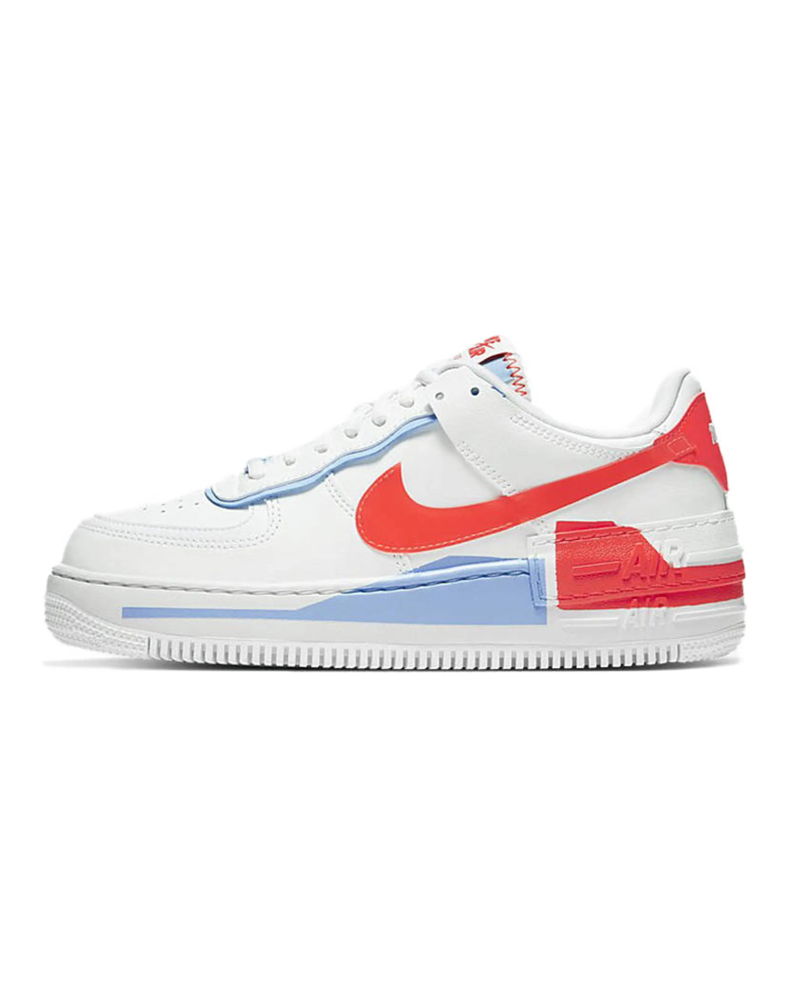 Nike Air Force 1 Low Shadow Summit White Team Orange Women's