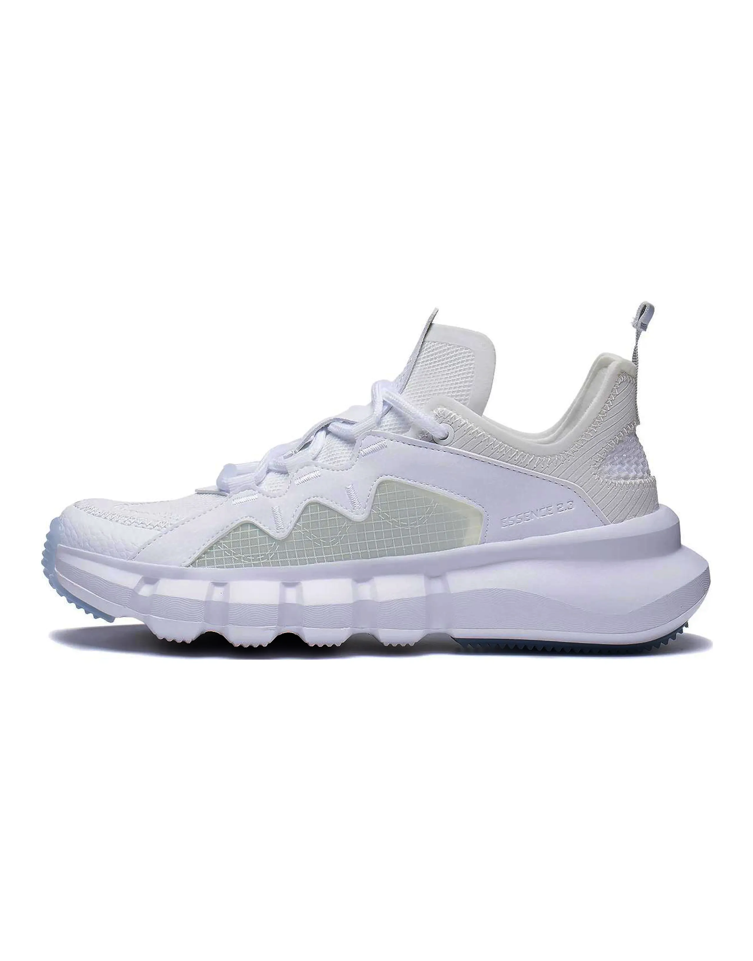LINING Enlightenment 2.3 Lite Vintage Basketball Shoes Men Low-Top Standard White