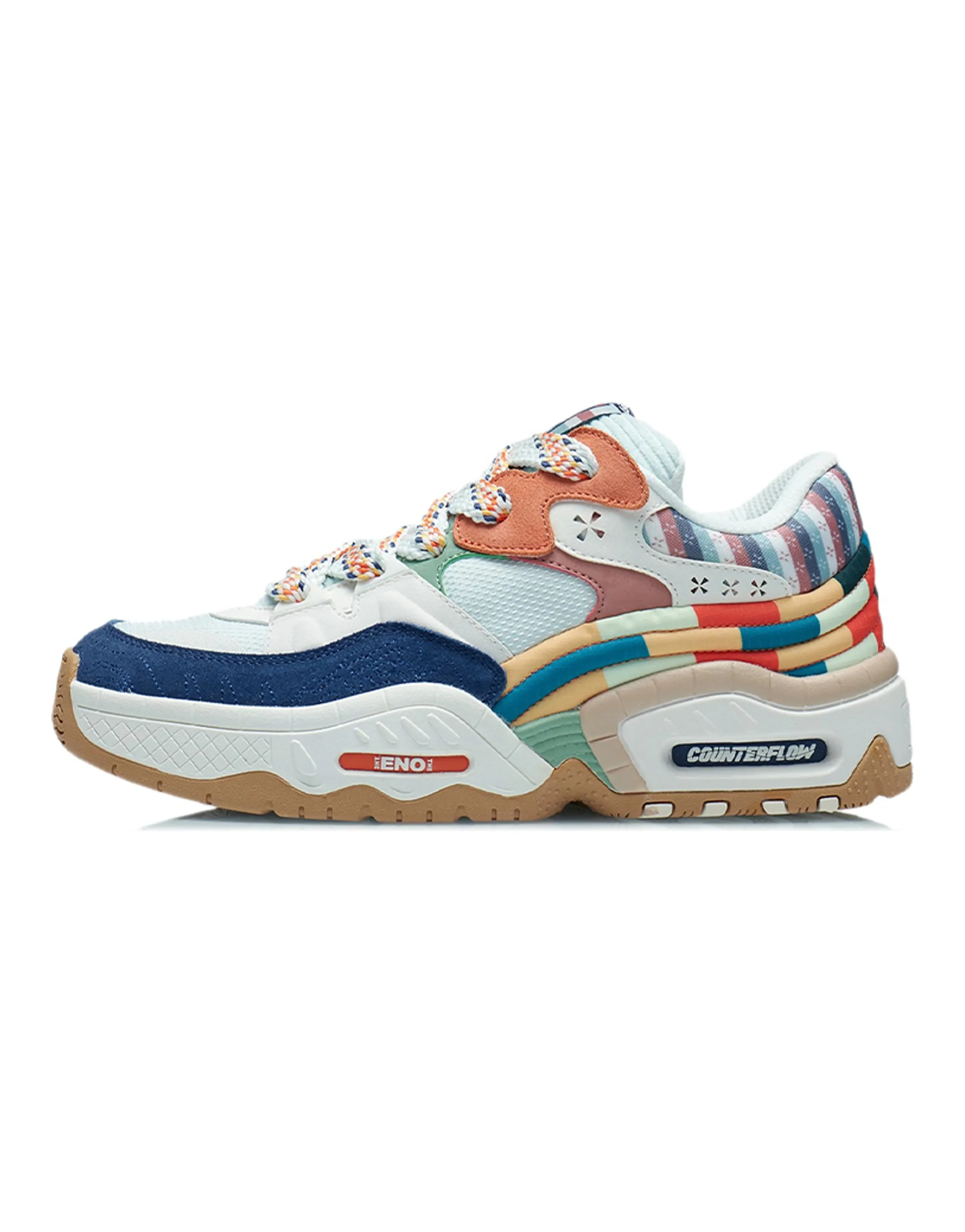 LiNing CF The One Low-Top Casual Shoes Men's Blue