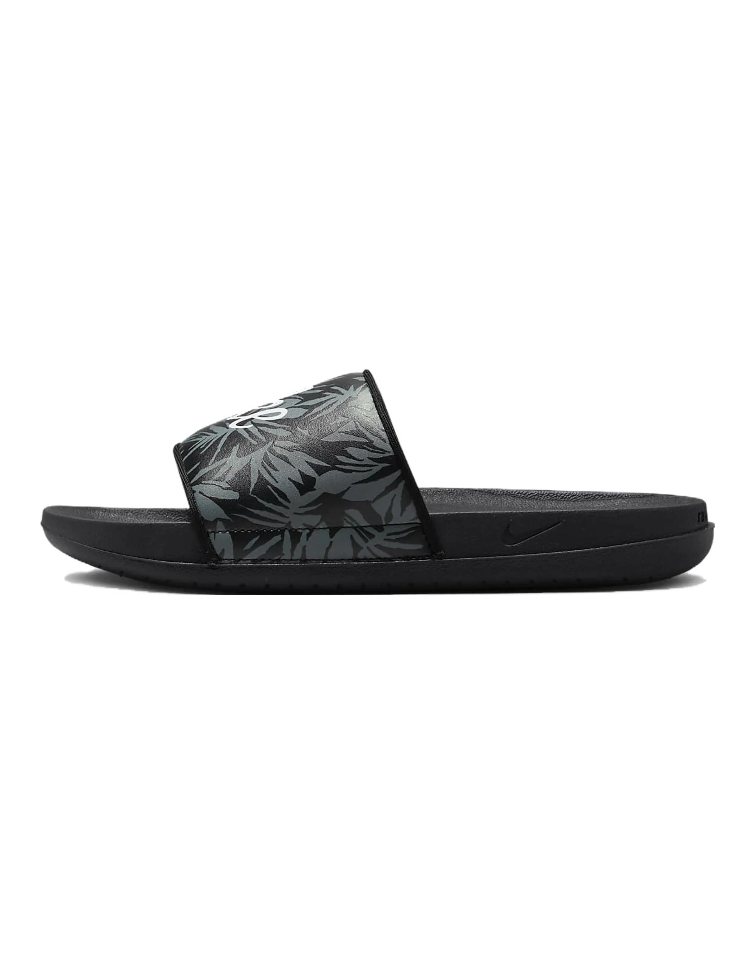 Nike Offcourt Tropical Leaf Print Black Slide