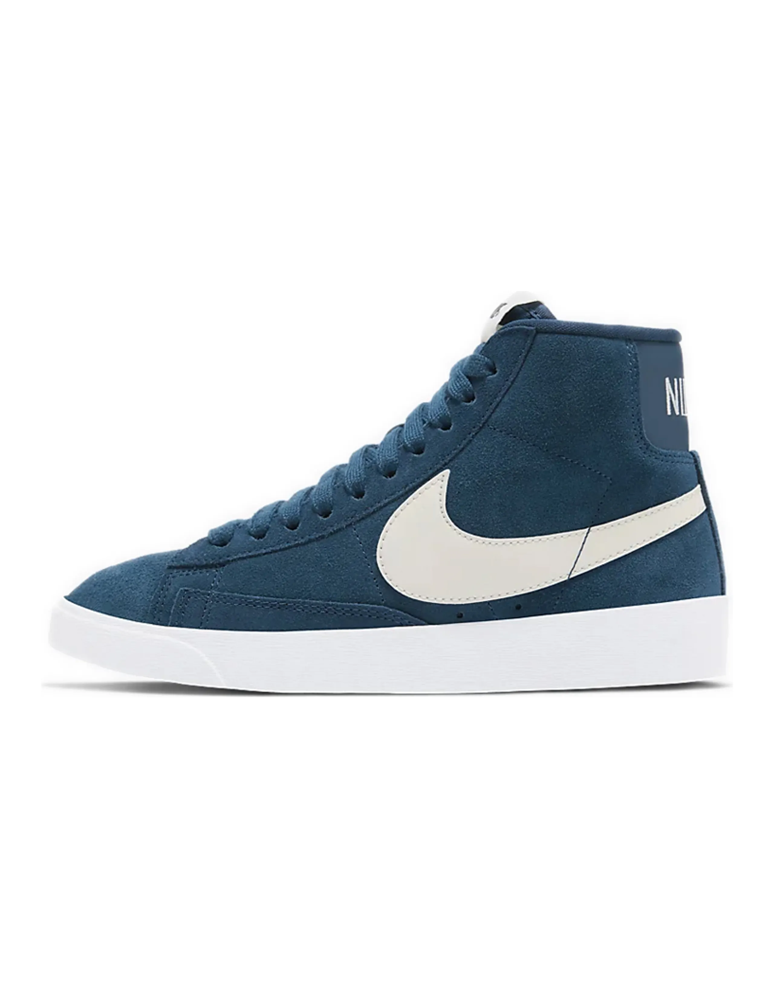 Nike Blazer Mid Vintage Suede Blue White Women's