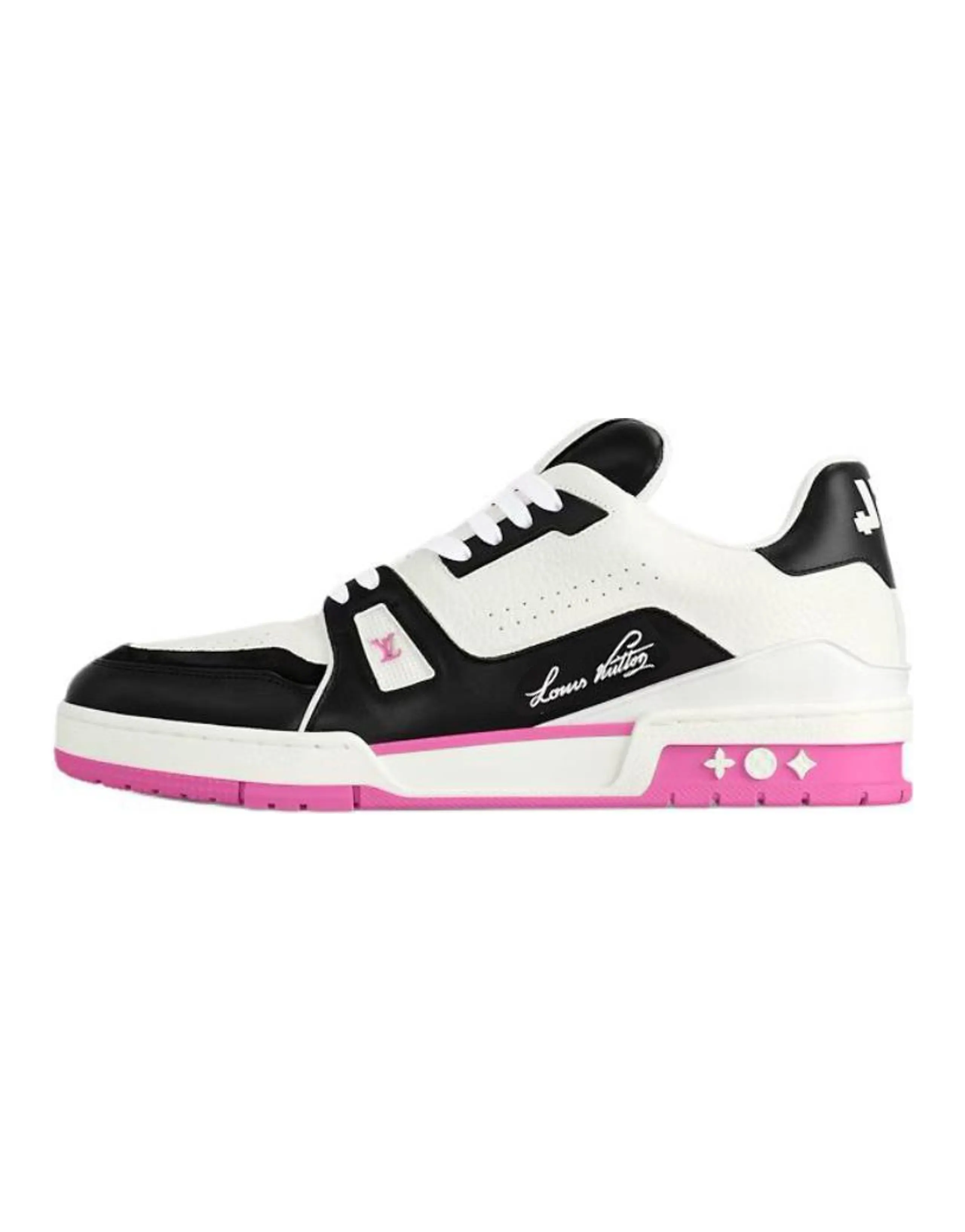 LOUIS VUITTON Trainer Low-Top Skateboard Shoes Women's Pink