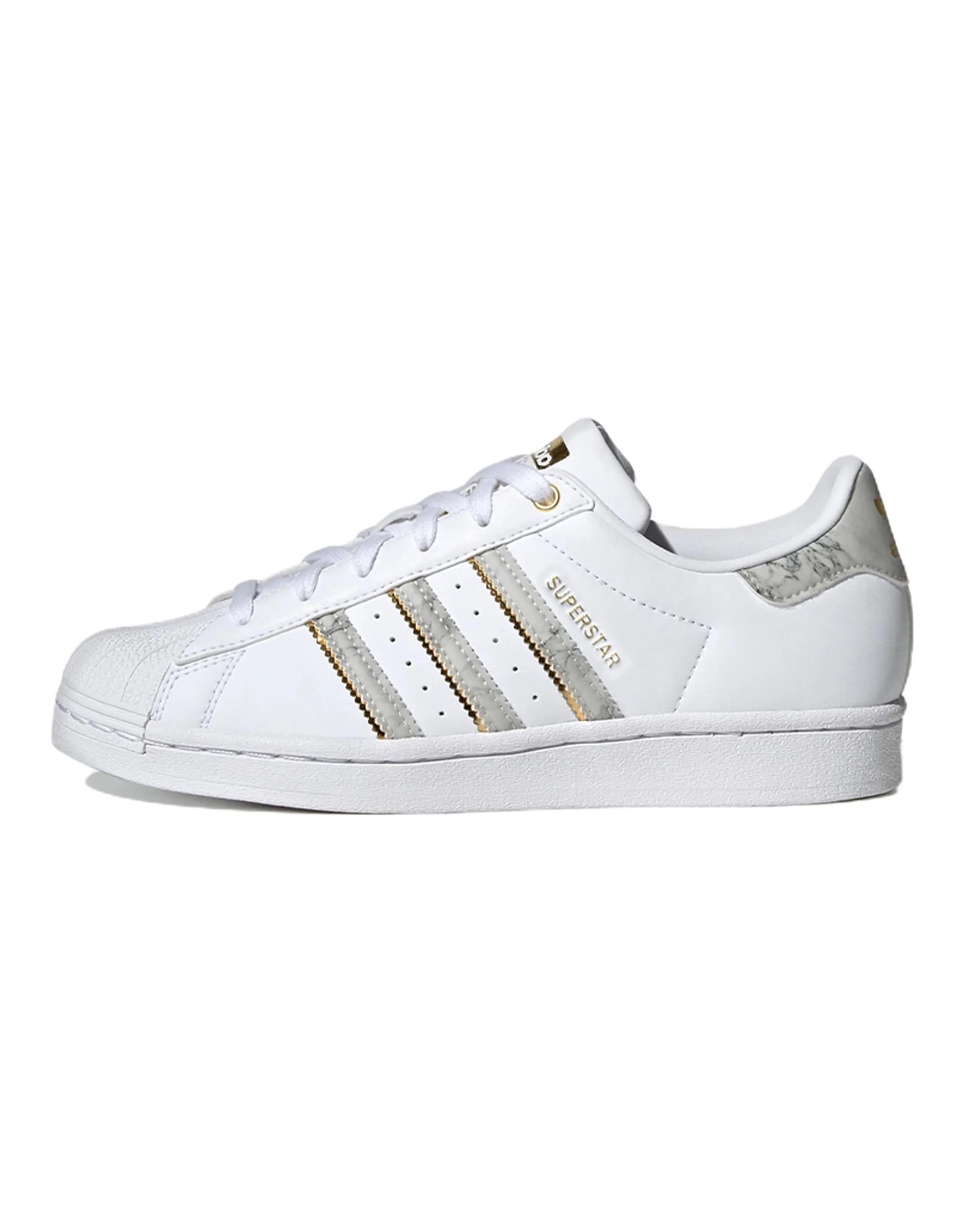 Superstar Women's Adidas Originals 'White Gold Metallic' Women's