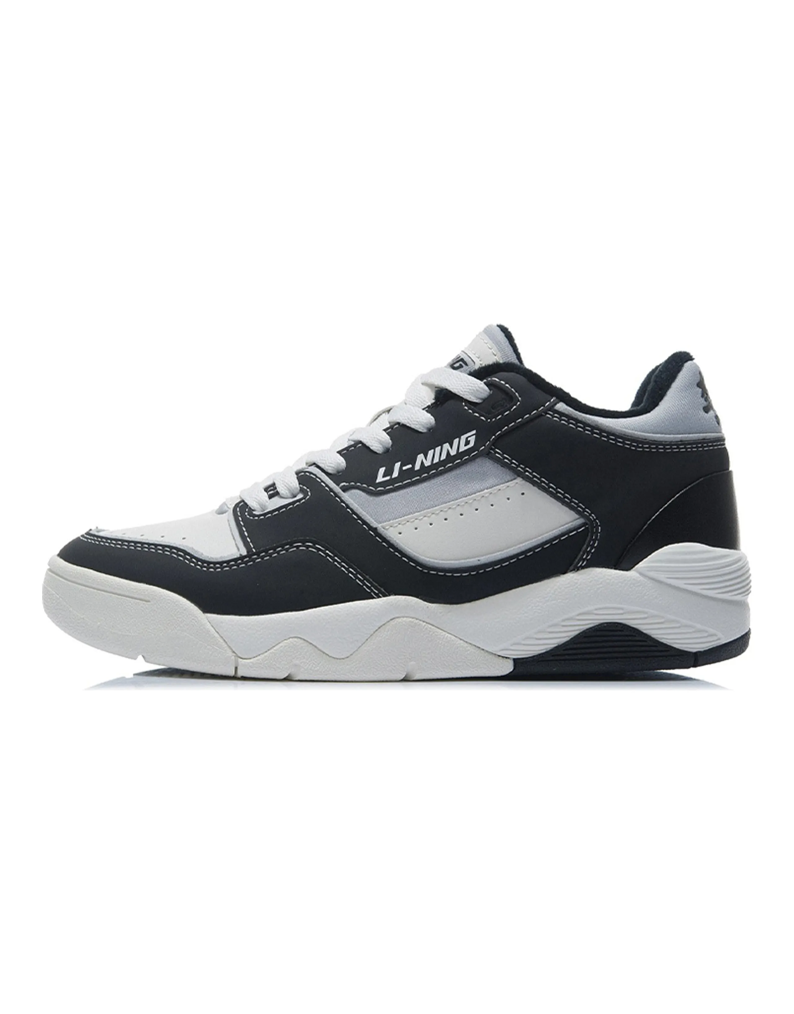 LiNing Retro 80s Wear resistant And Lightweight Low Top Vintage Basketball Shoes Women's Black