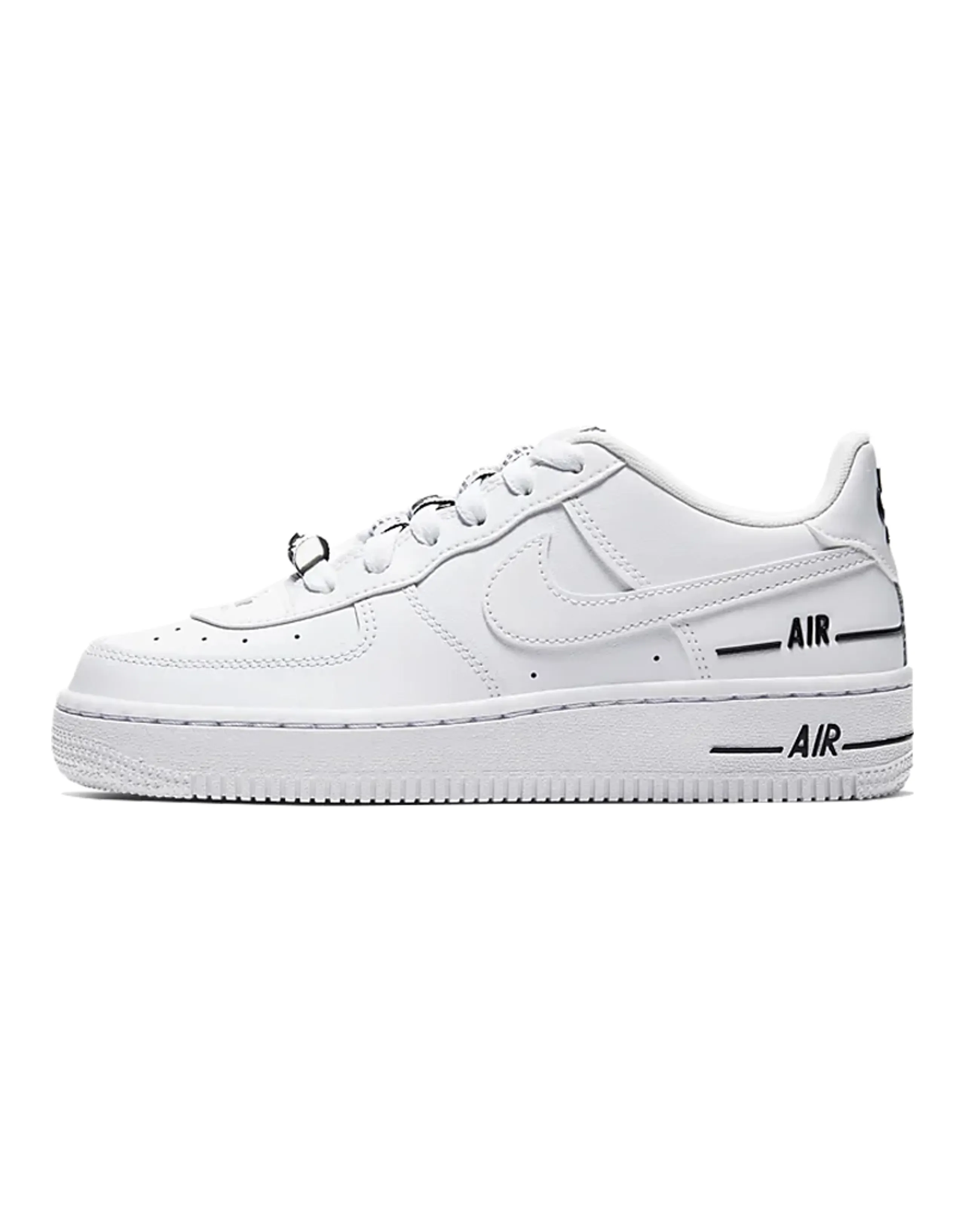 Nike Air Force 1 LV8 3 White Black GS