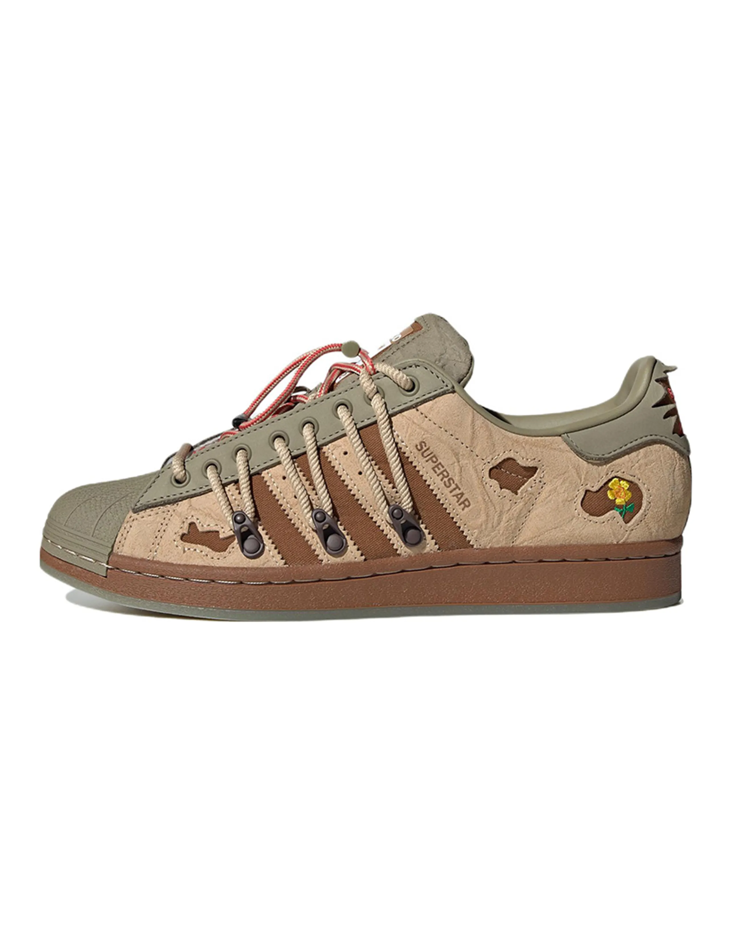 adidas originals Superstar X Melting Sadness Green Brown