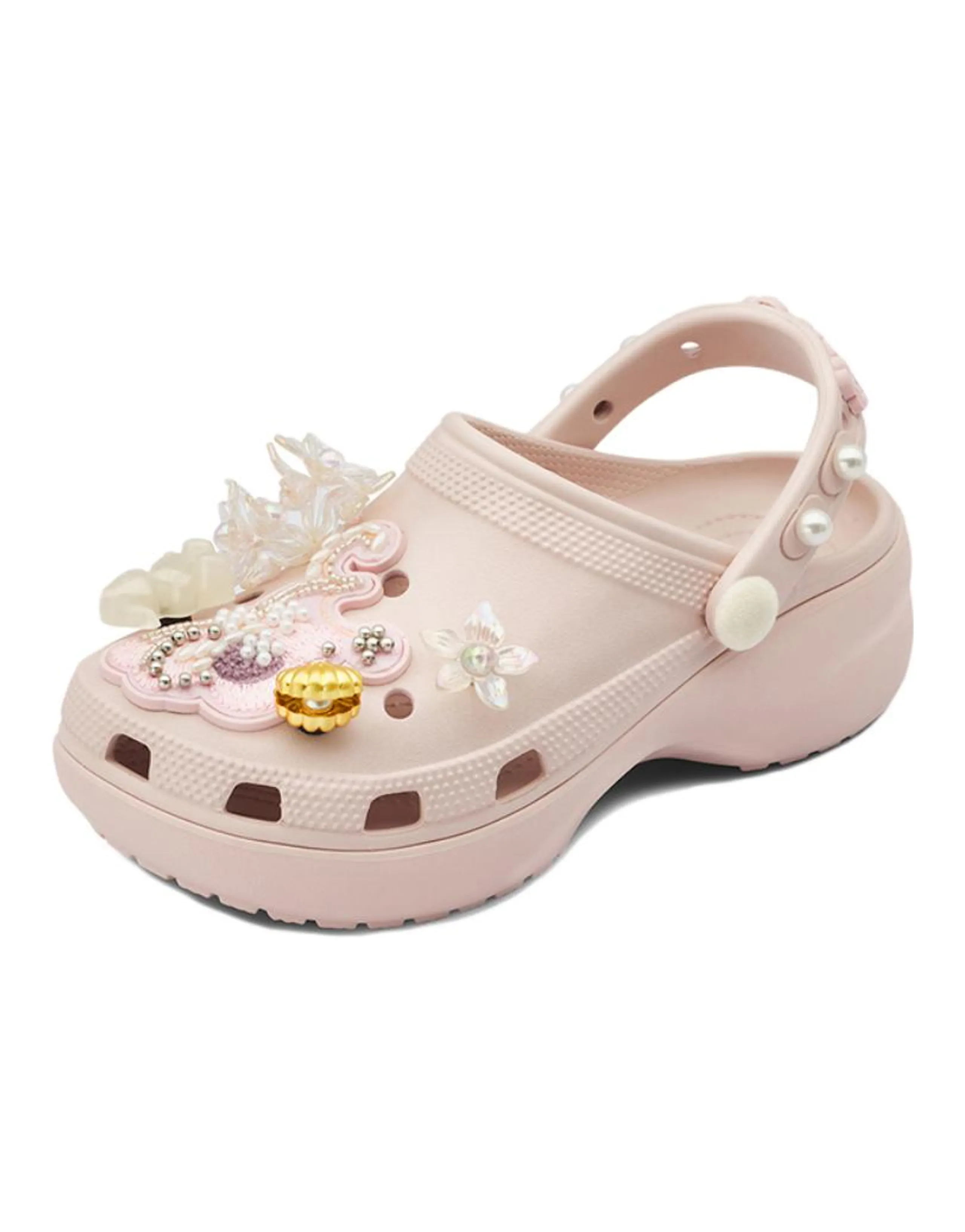 THE BEAST x Crocs Cloud EVA Simple Comfortable Clogs Women's Pink