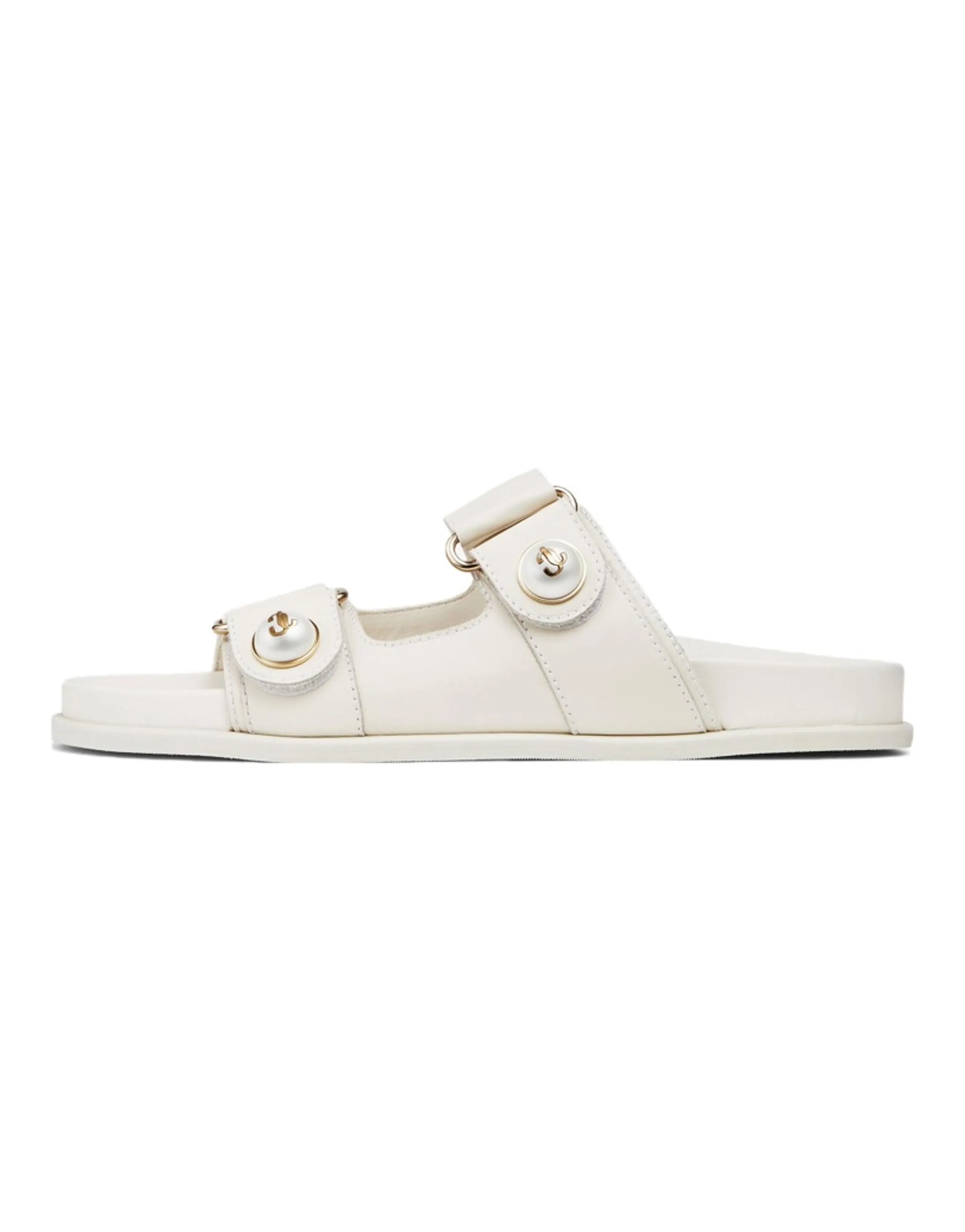 Jimmy Choo Fayence Pearl-embellished Sandals