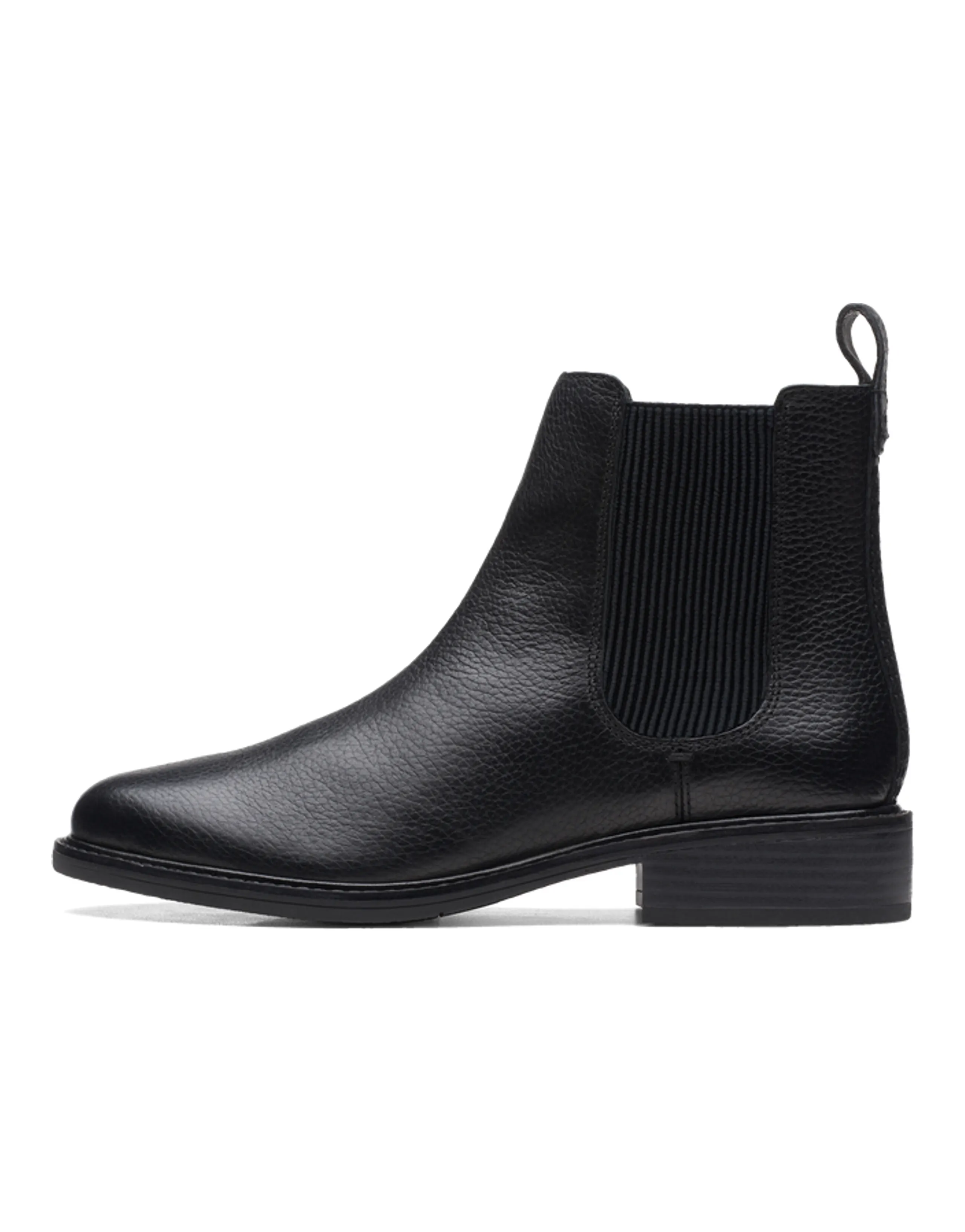 Clarks Crew Chelsea Boots Women's Black