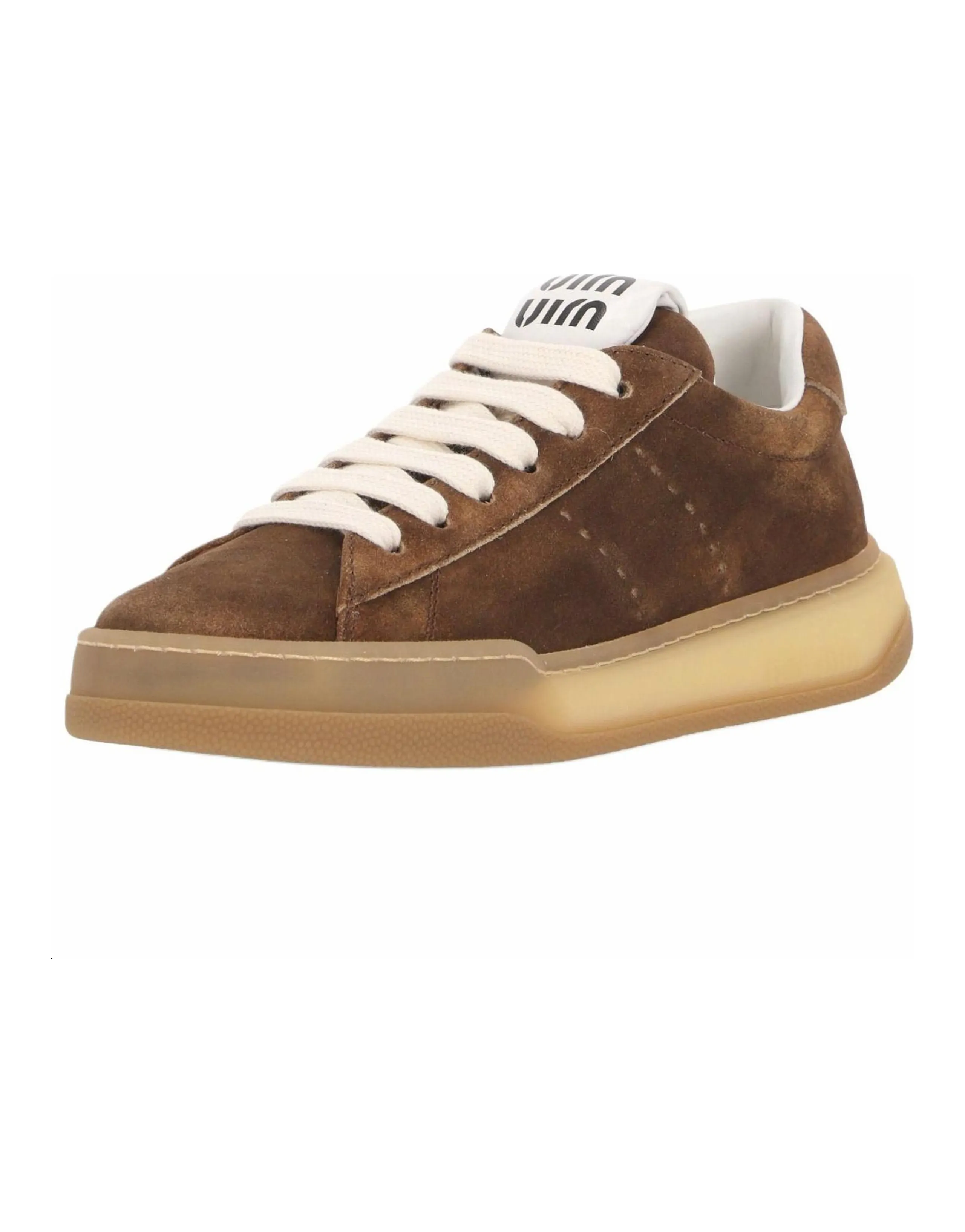 MIU MIU Low-Top Skateboard Shoes Women's Brown