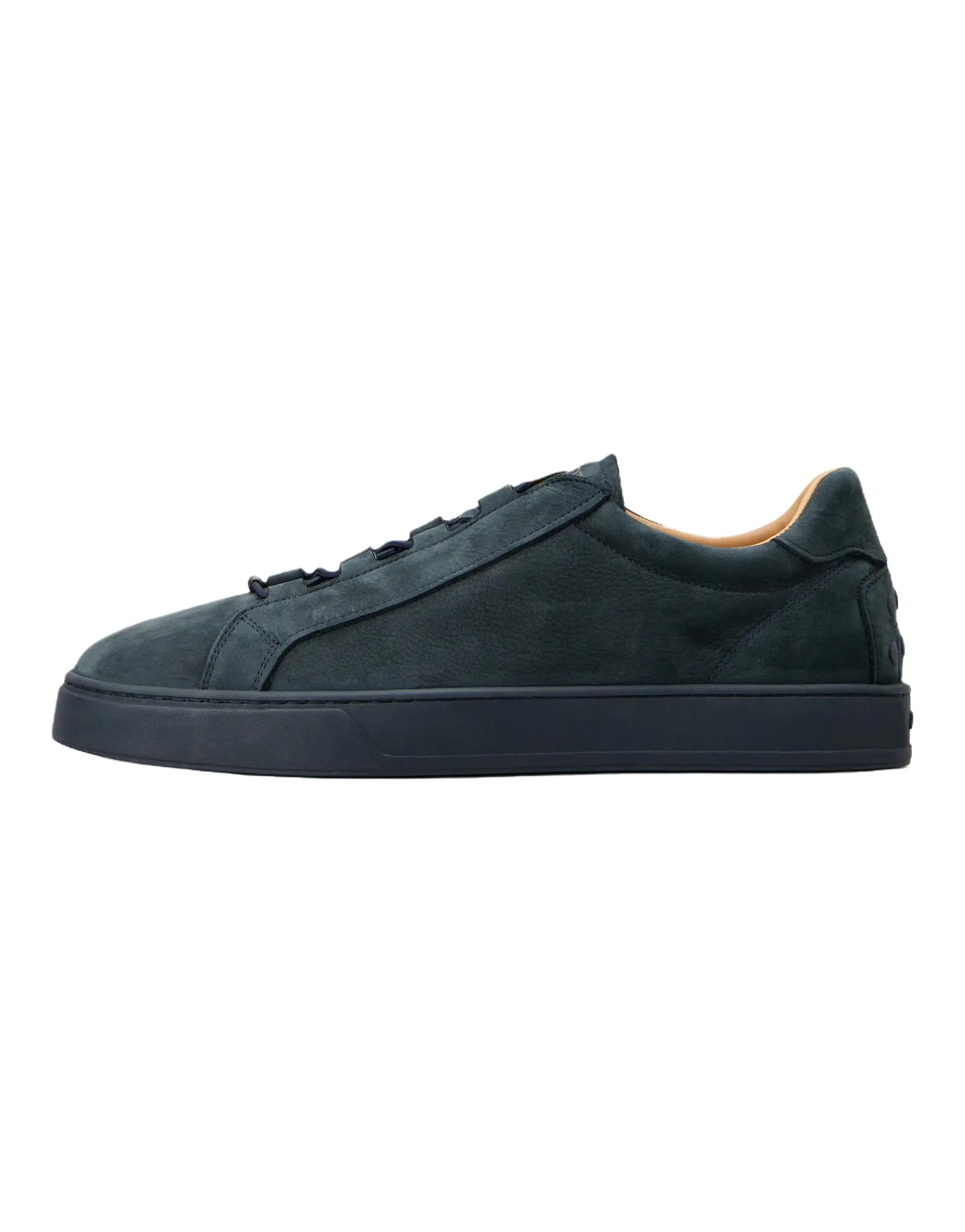TOD'S Suede Calfskin Slip-On Low-Top Sneakers Men's Blue