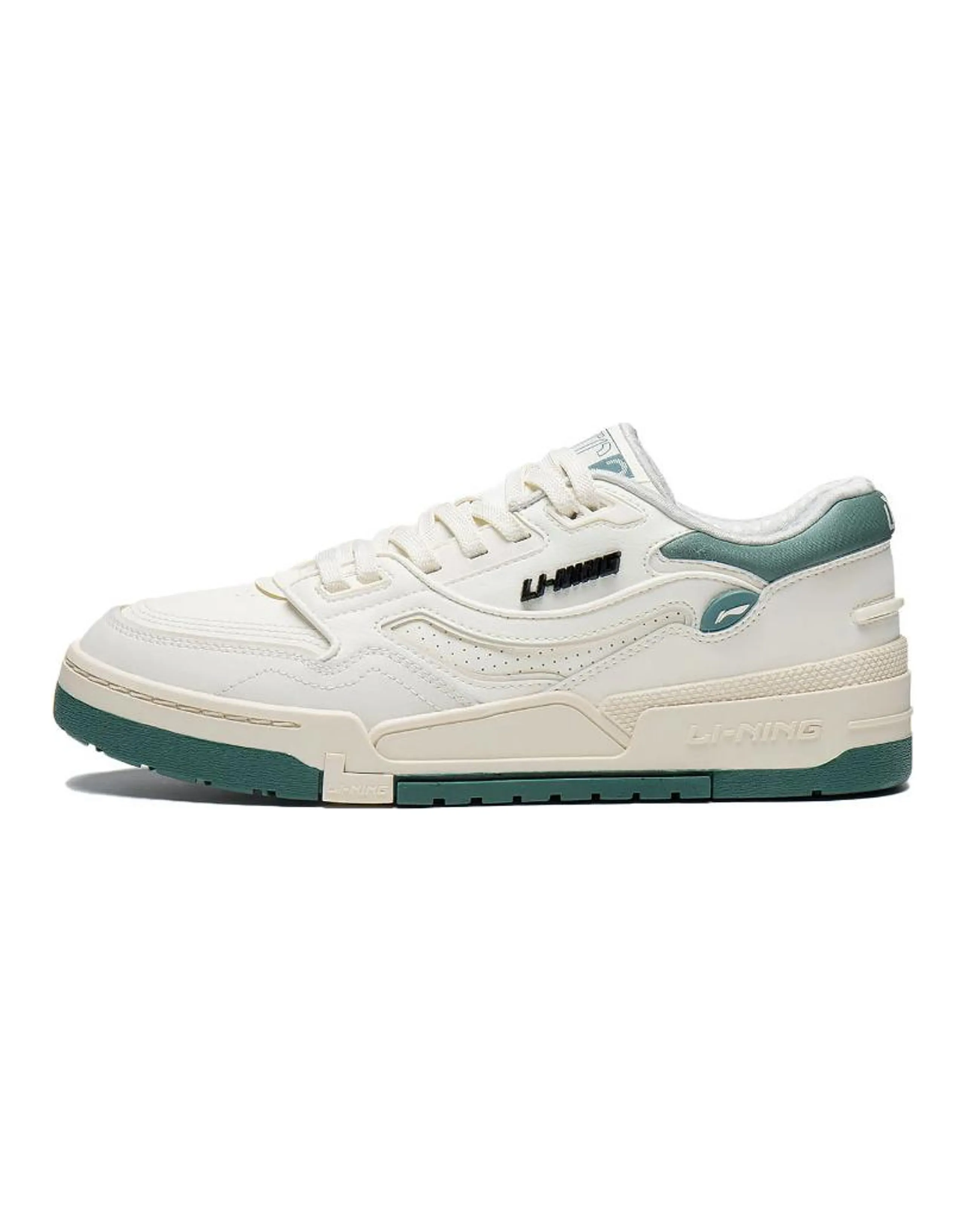 LINING 001 BTC Skateboard Shoes Men Low-Top White/Green