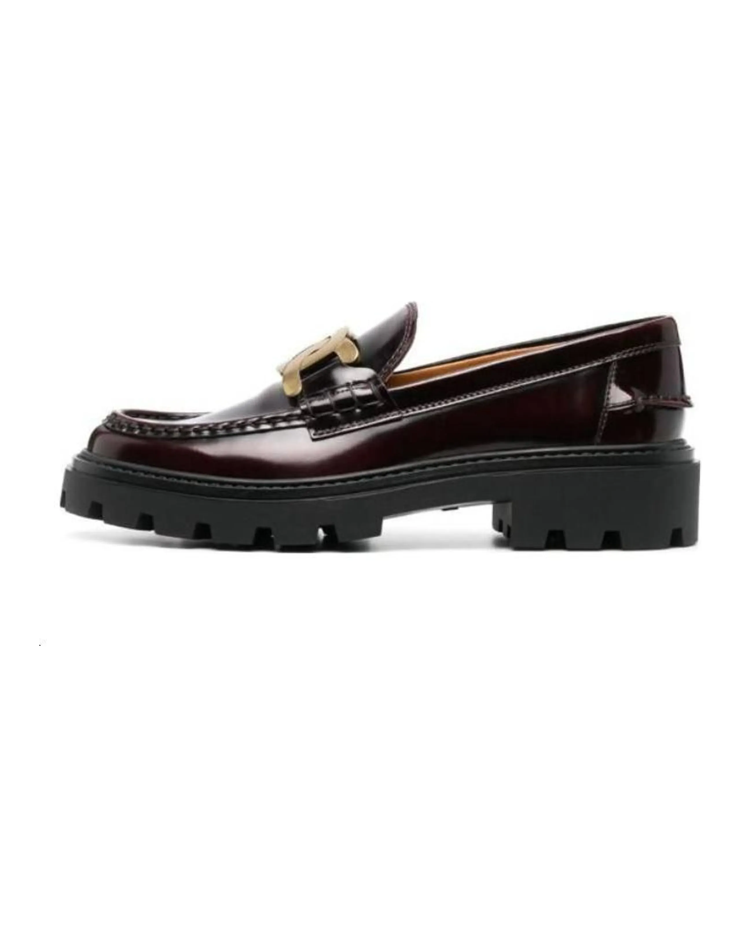 TOD'S KATE Comfortable Casual Loafers Women's Burgundy